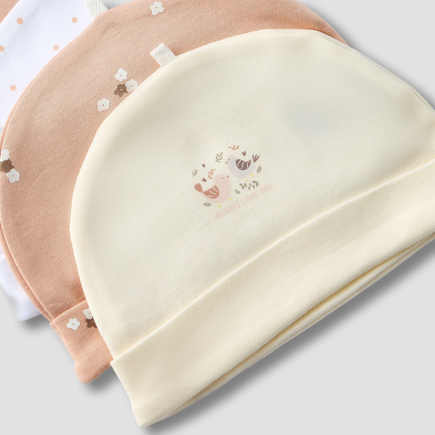 Pack of 5 Juniors Cap with Floral Print-baby-girls-accessories-caps-image-8