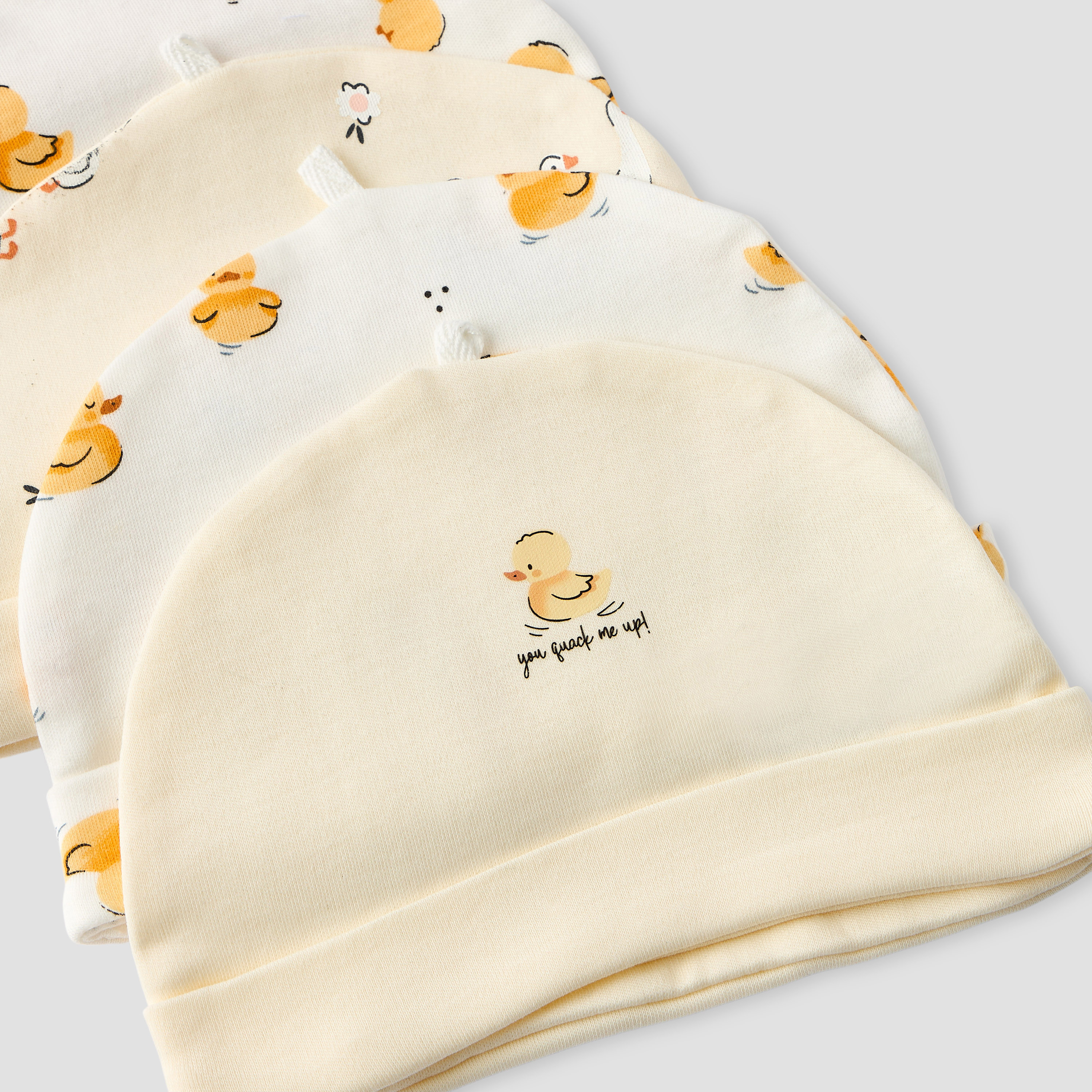 طقم قبعات بطبعة بطة من جونيورز - 5 قطع-baby-boys-accessories-caps-image-8