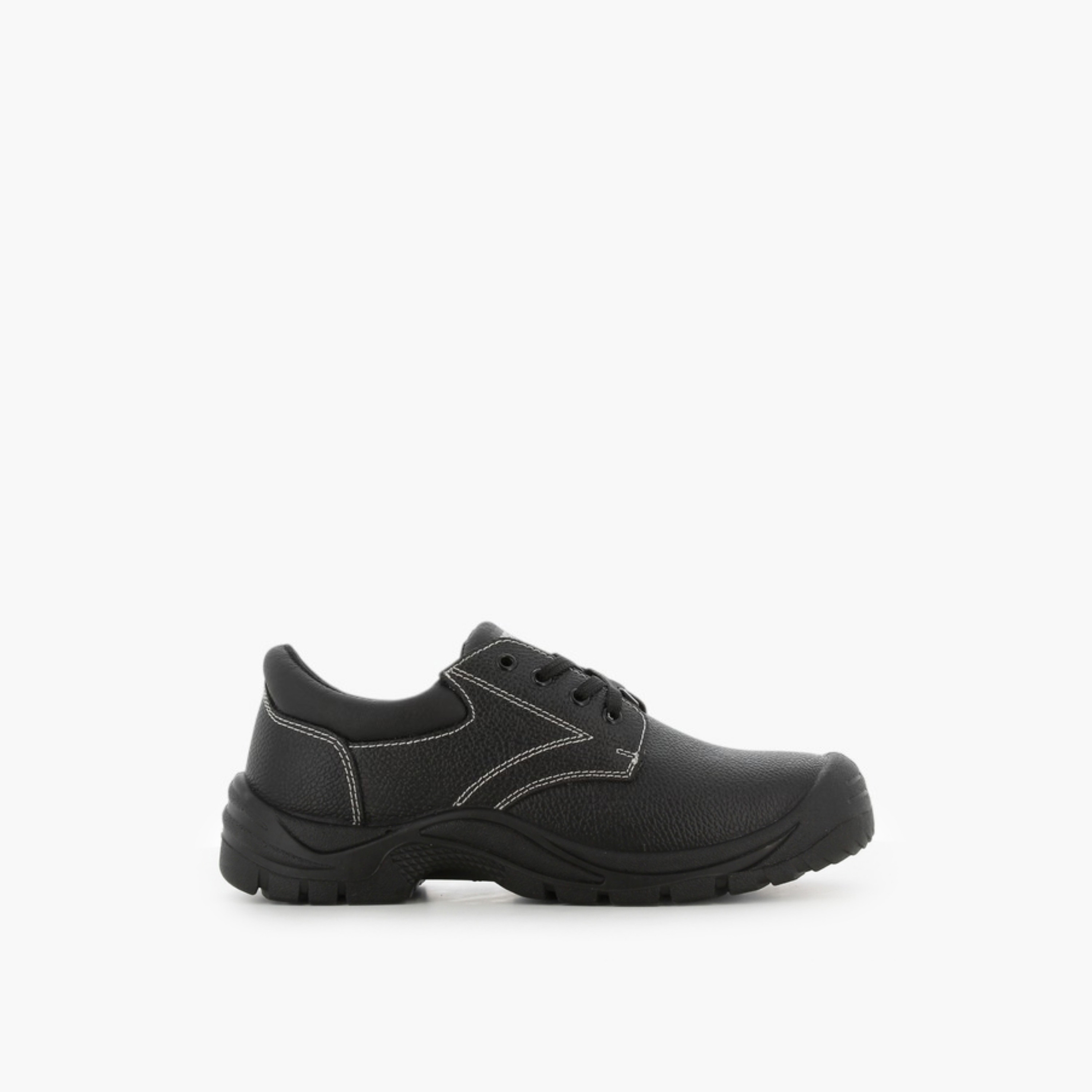 حذاء سنيكرز جلد برباط للرجال من إس جيه-men-shoes-sneakers-image-2