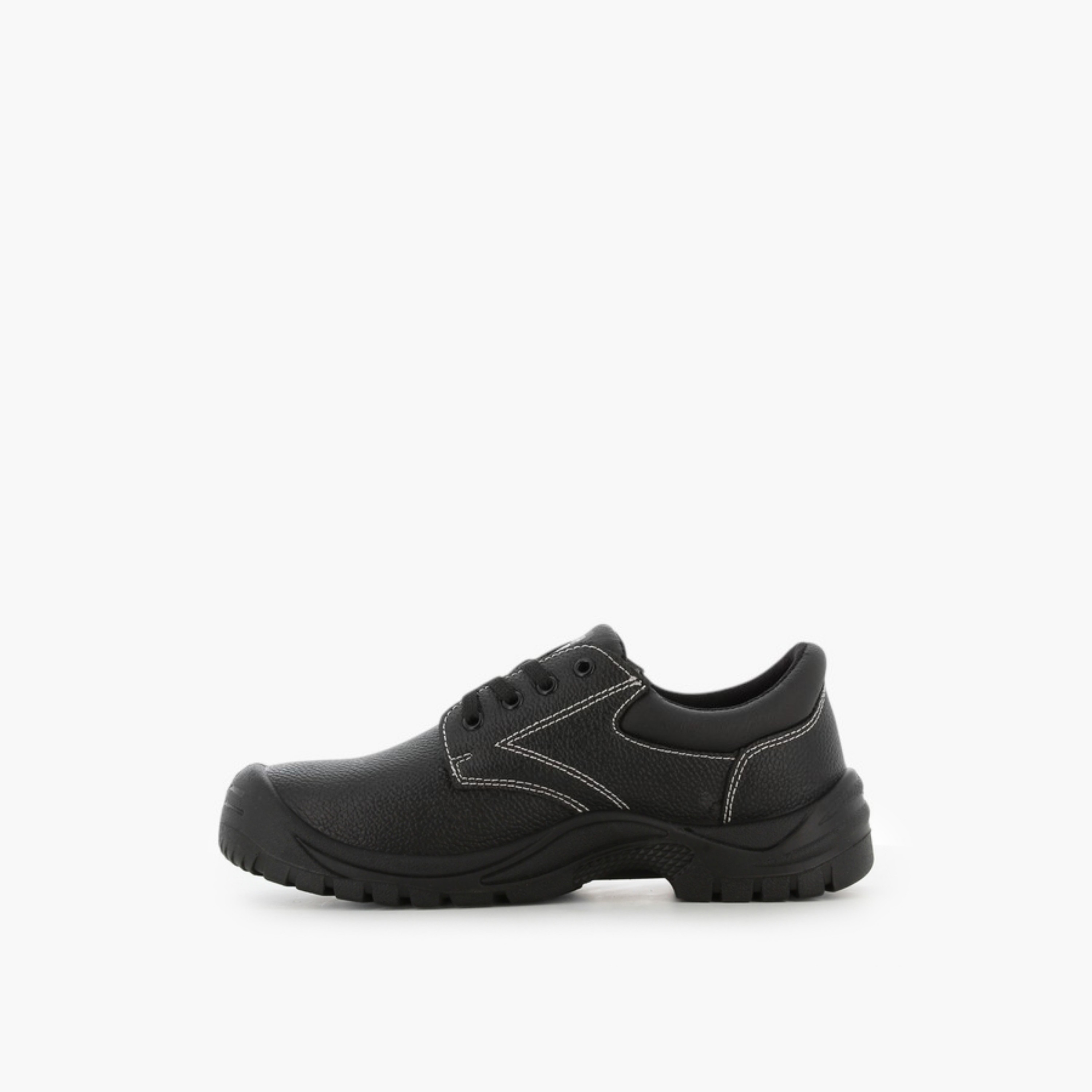 حذاء سنيكرز جلد برباط للرجال من إس جيه-men-shoes-sneakers-image-4