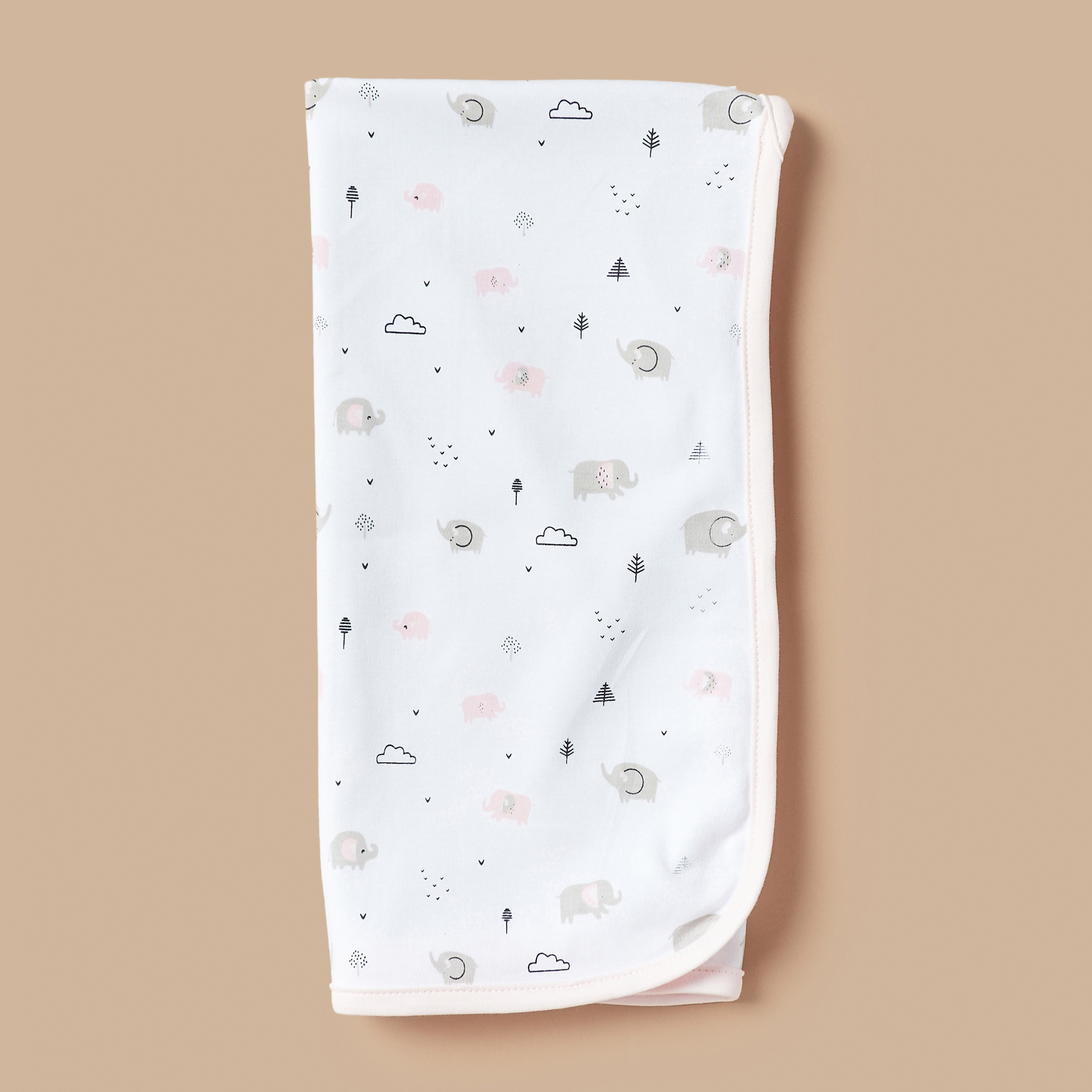 Juniors Printed Sleepsuit with Bib and Receiving Blanket-baby-girls-clothing-setsandcoords-image-3