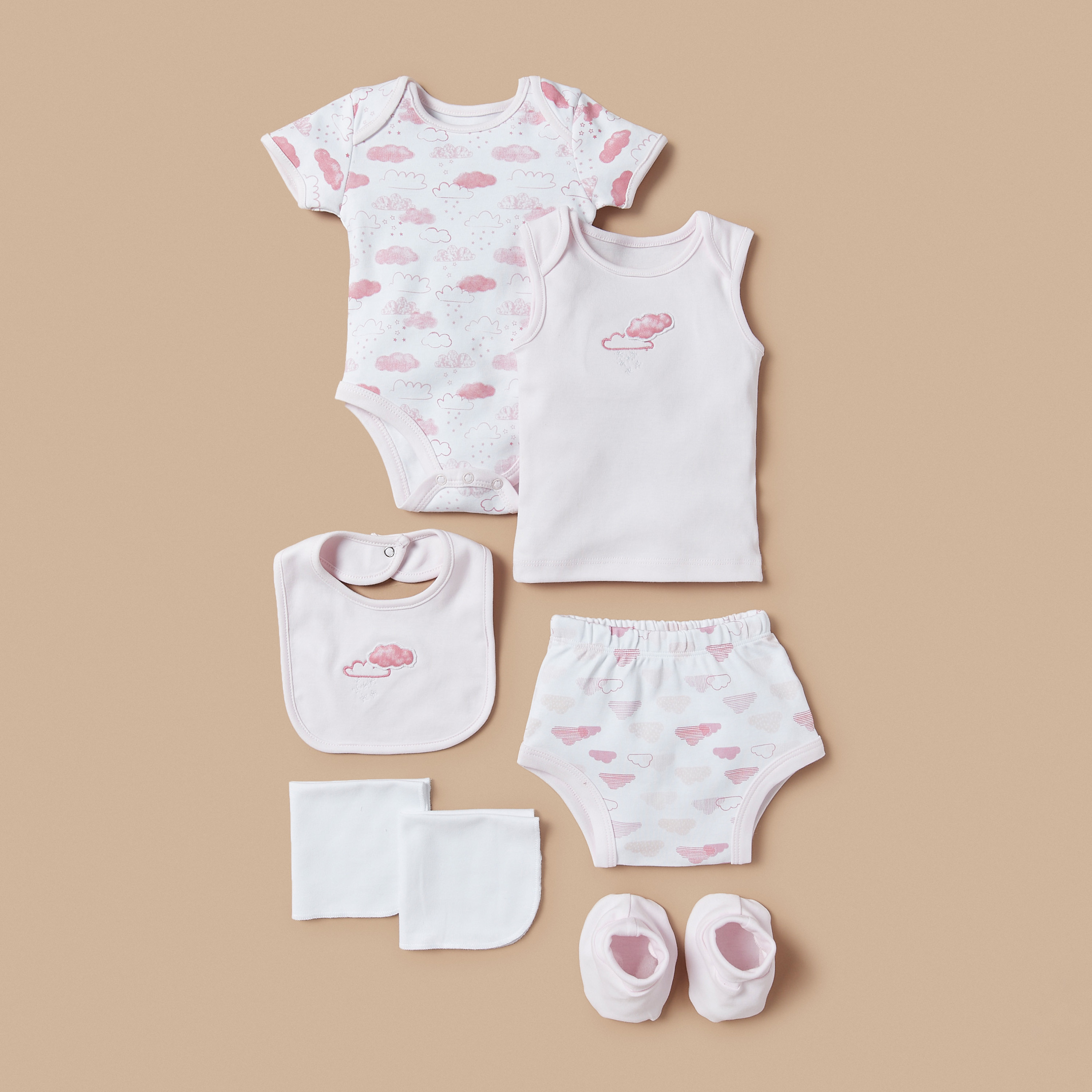 طقم هدايا ملابس بطبعات 7 قطع من جونيورز-baby-girls-clothing-setsandcoords-image-2
