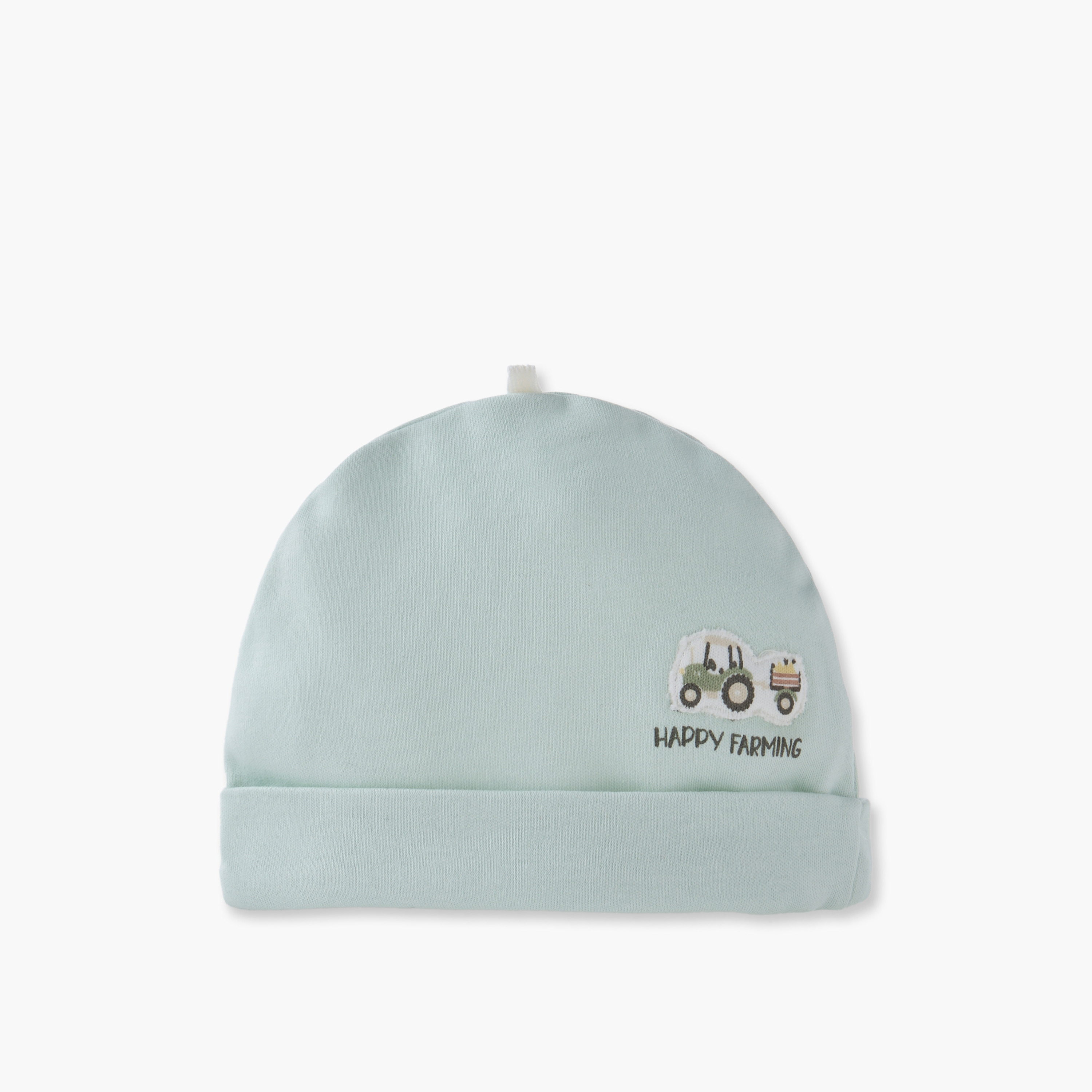 Pack of 3 Juniors Cap with Farm Vehicle Print-baby-boys-accessories-caps-image-4
