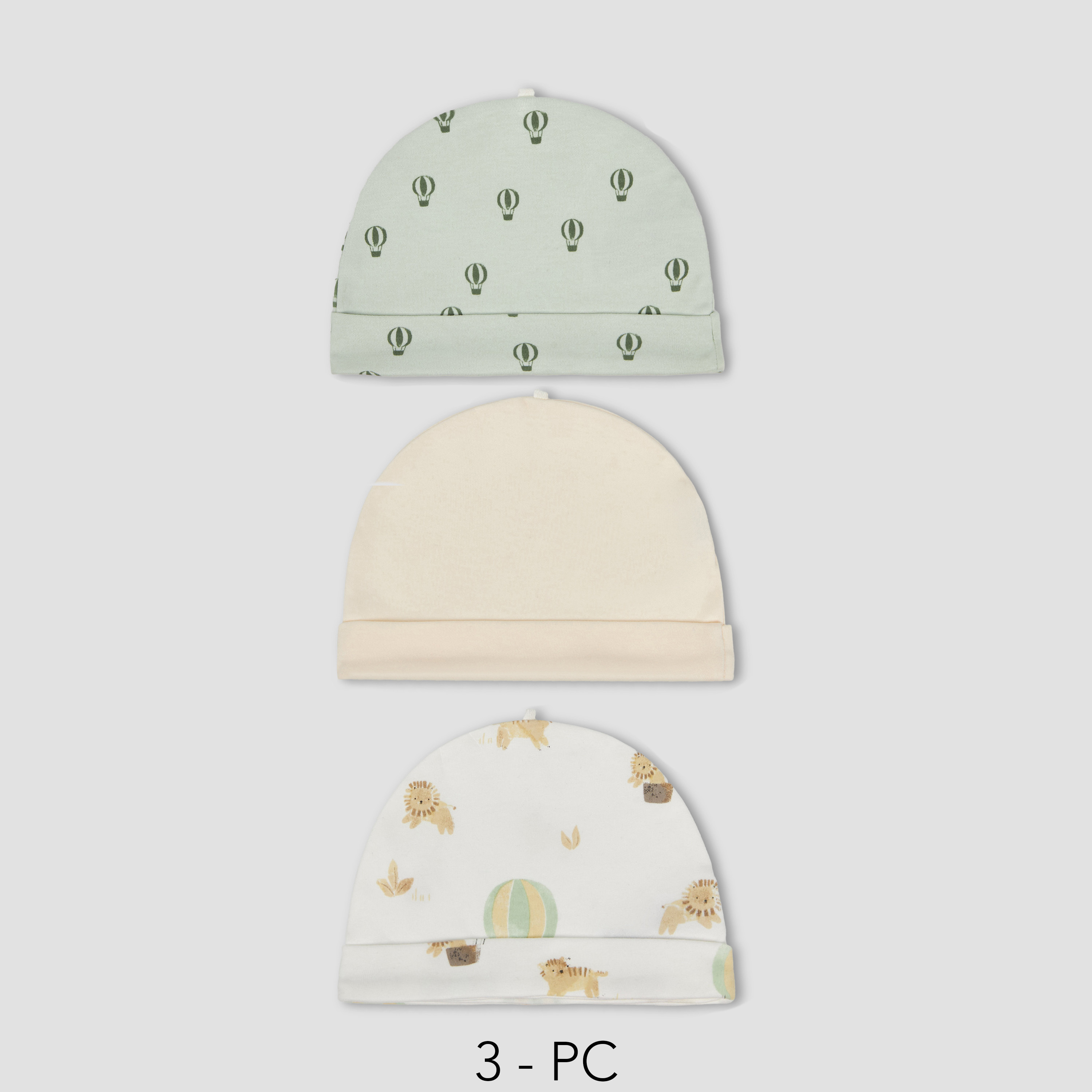 Pack of 3 Juniors Cap with Print-baby-boys-accessories-caps-image-1