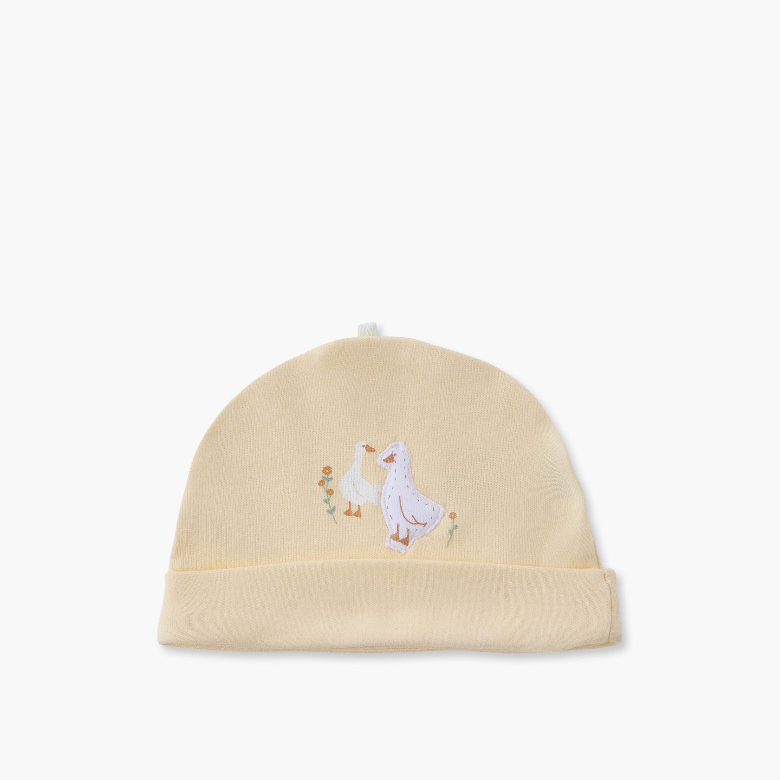 Pack of 3 Juniors Cap with Duck Print-baby-girls-accessories-caps-image-2