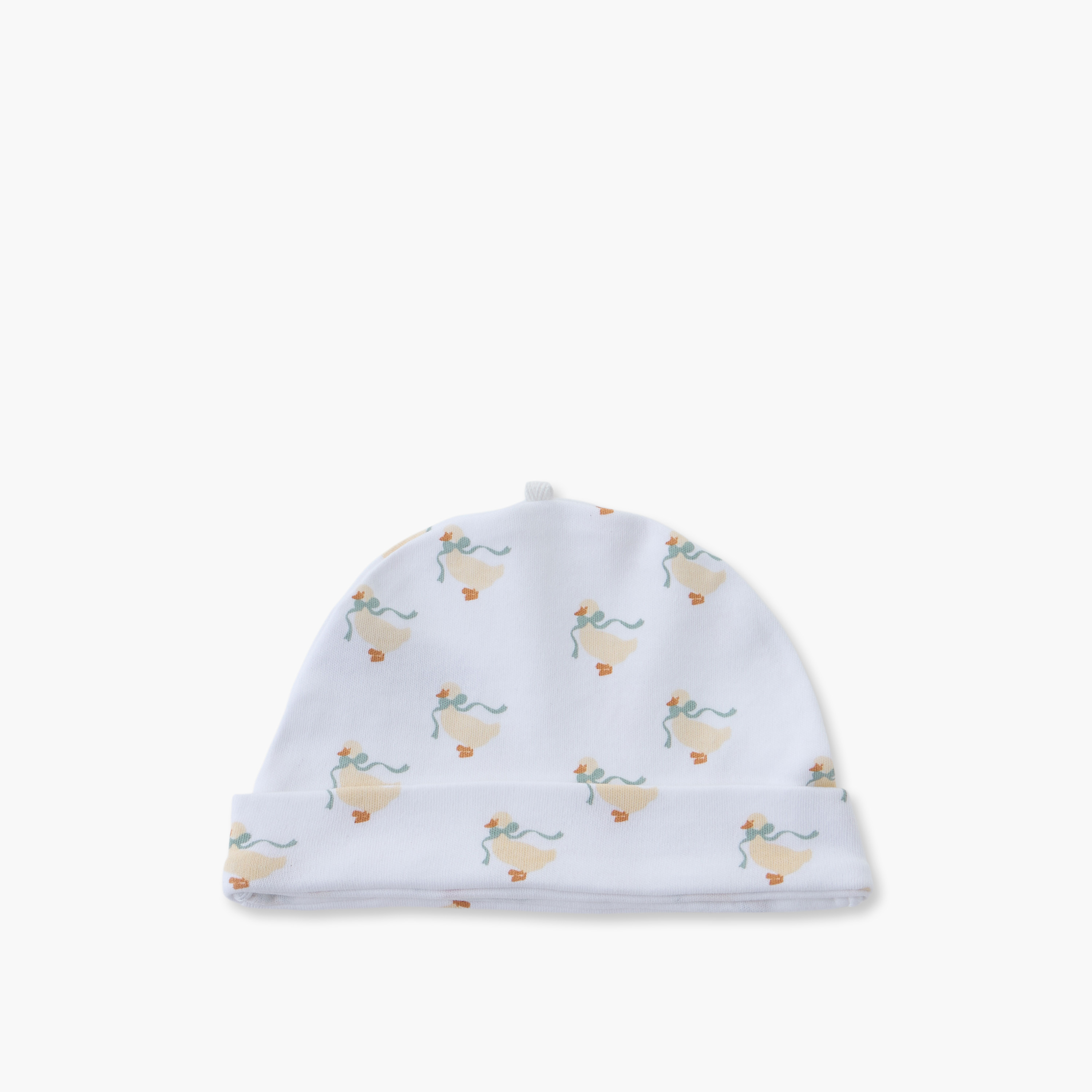 Pack of 3 Juniors Cap with Duck Print-baby-girls-accessories-caps-image-3