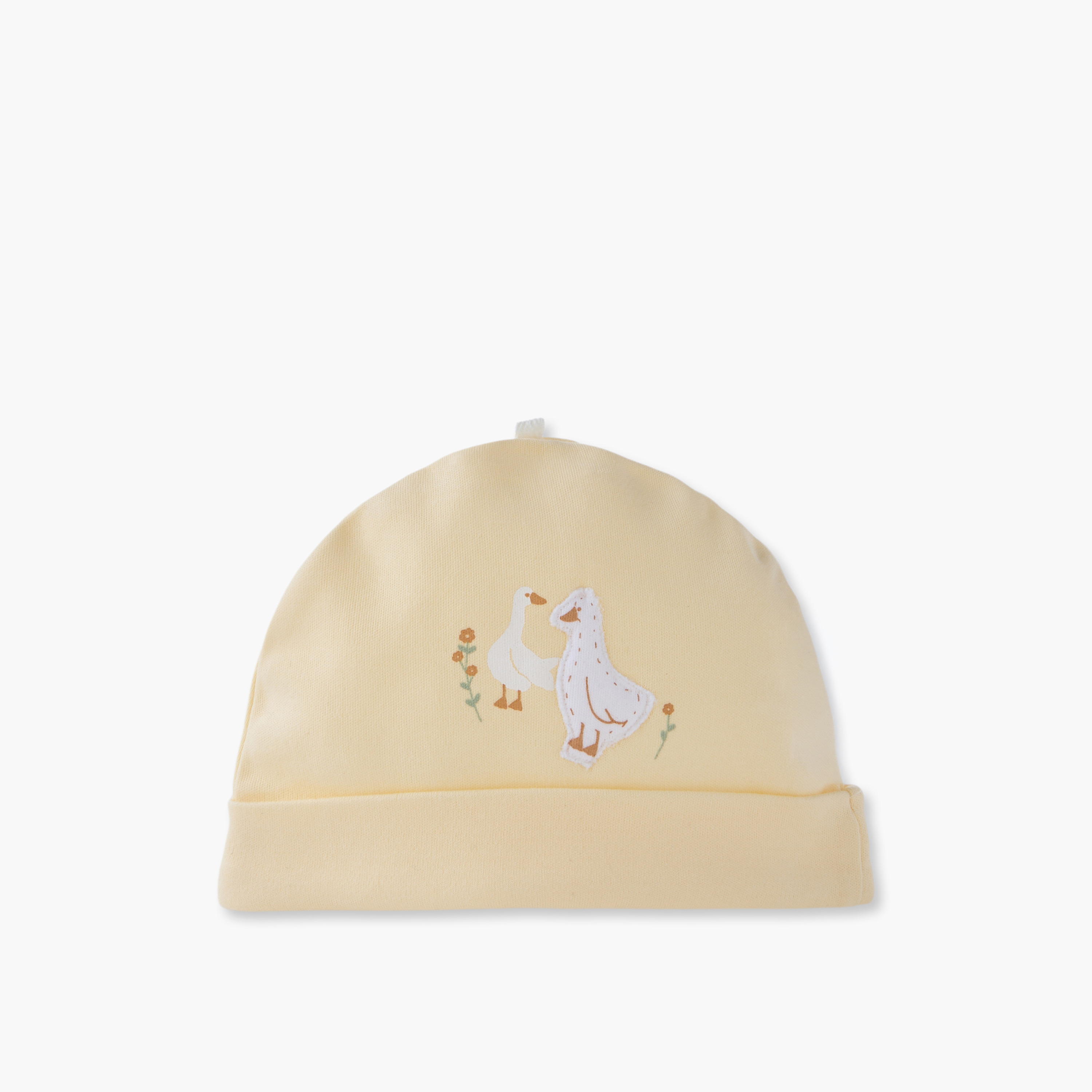 Pack of 3 Juniors Cap with Duck Print-baby-girls-accessories-caps-image-5
