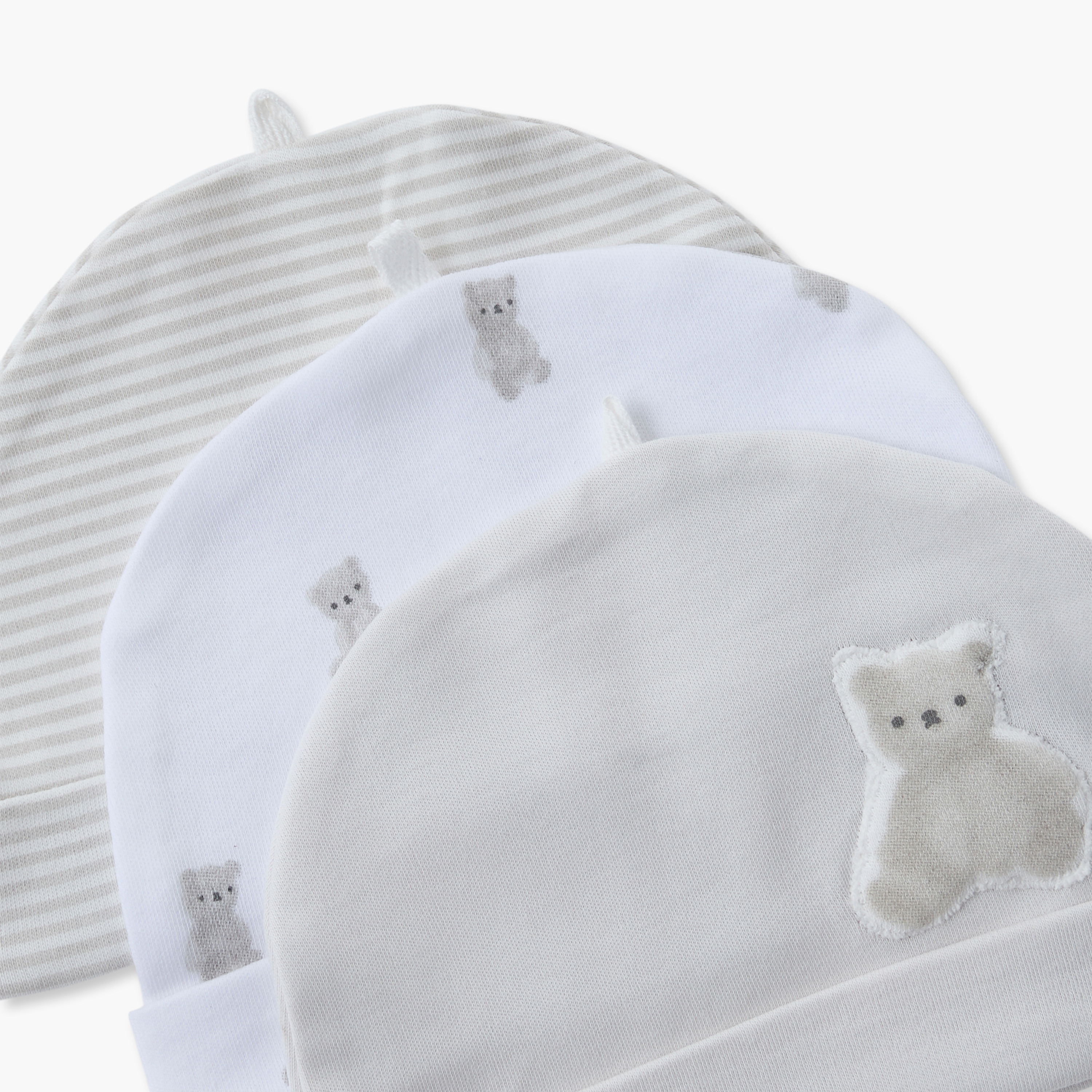 طقم من 3 - قبعة كاب بطبعات متنوعة من جونيورز-baby-boys-accessories-caps-image-7