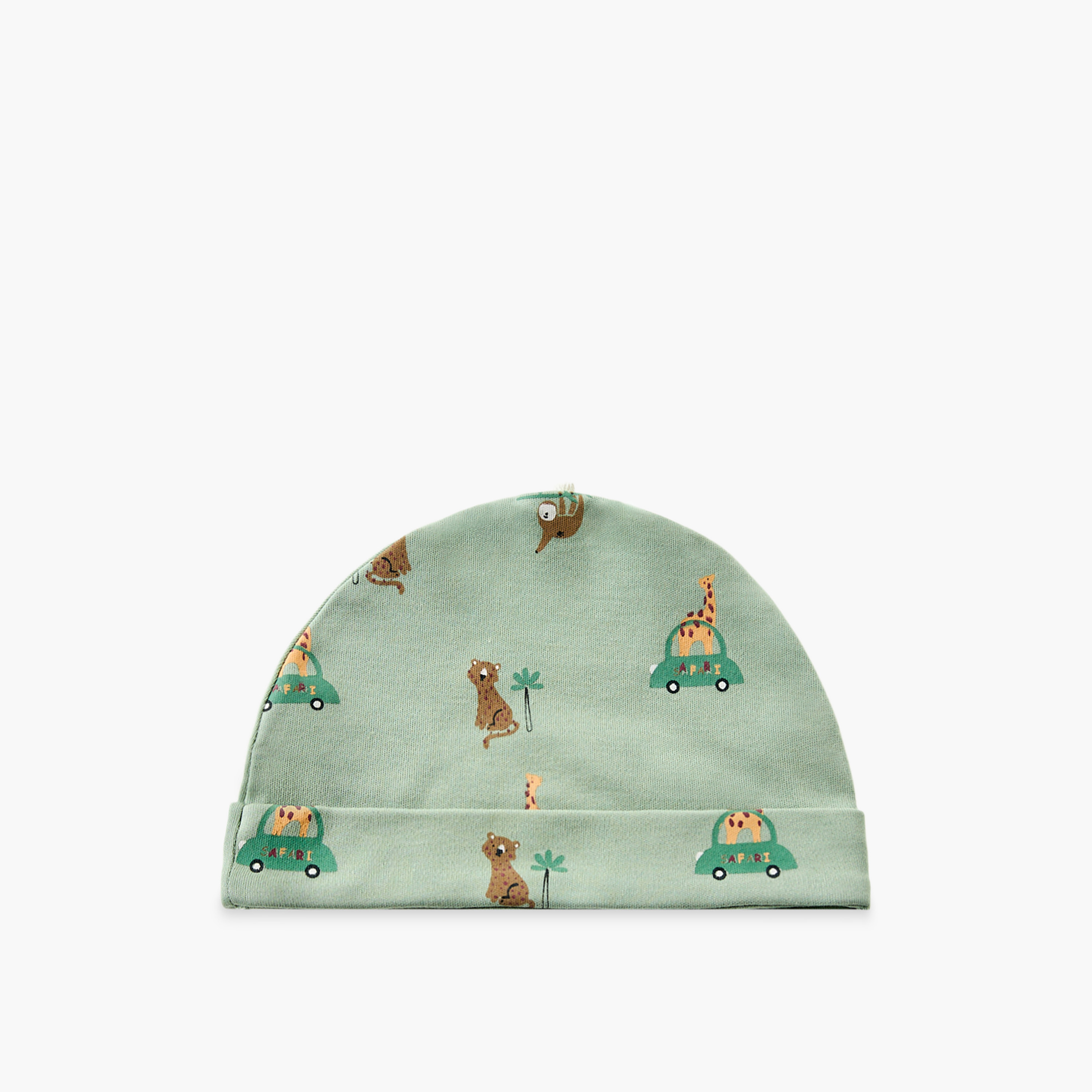 Pack of 3 Juniors Cap with Safari Print-baby-boys-accessories-caps-image-1