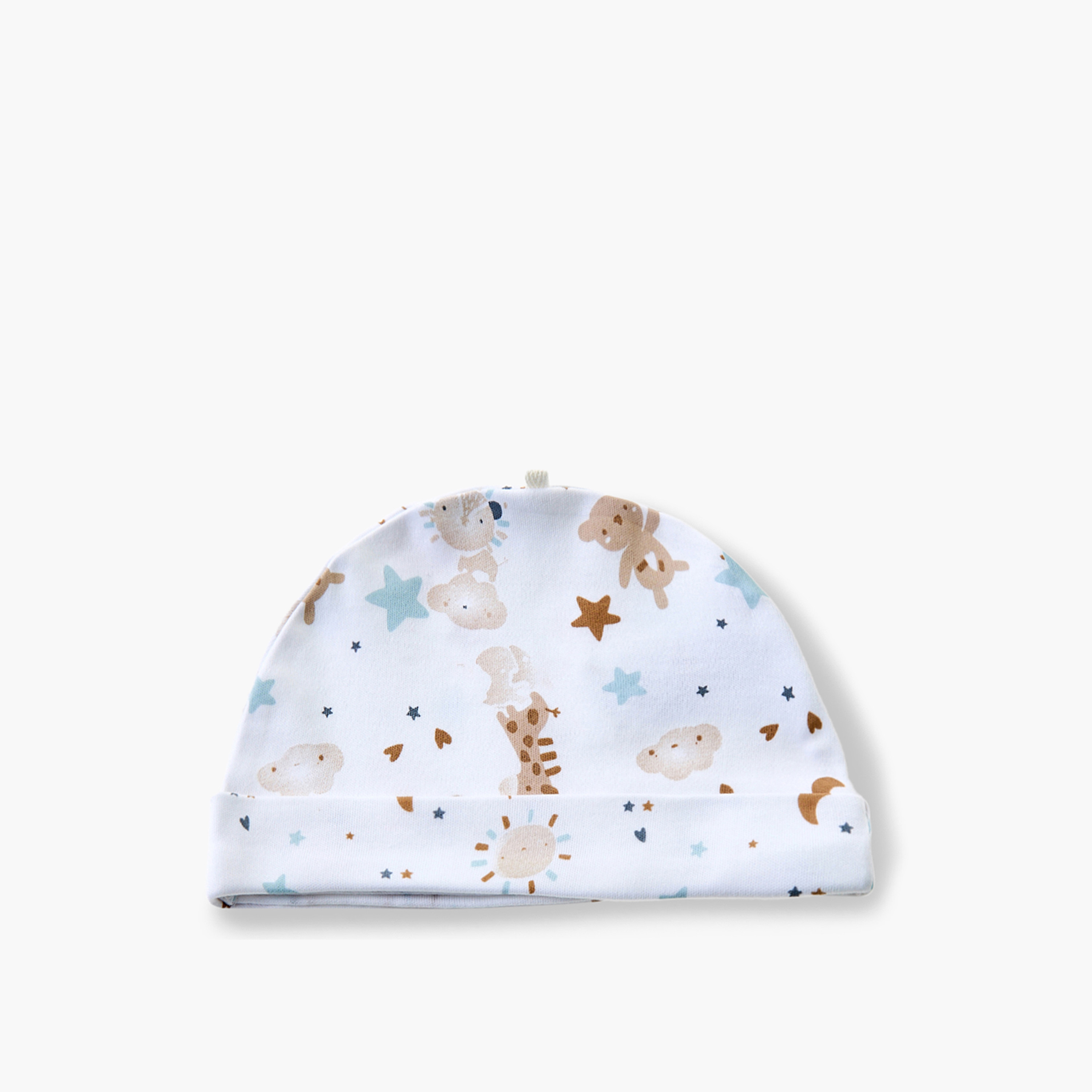 Pack of 3 Juniors Cap with Rolled Hem-baby-boys-accessories-caps-image-3
