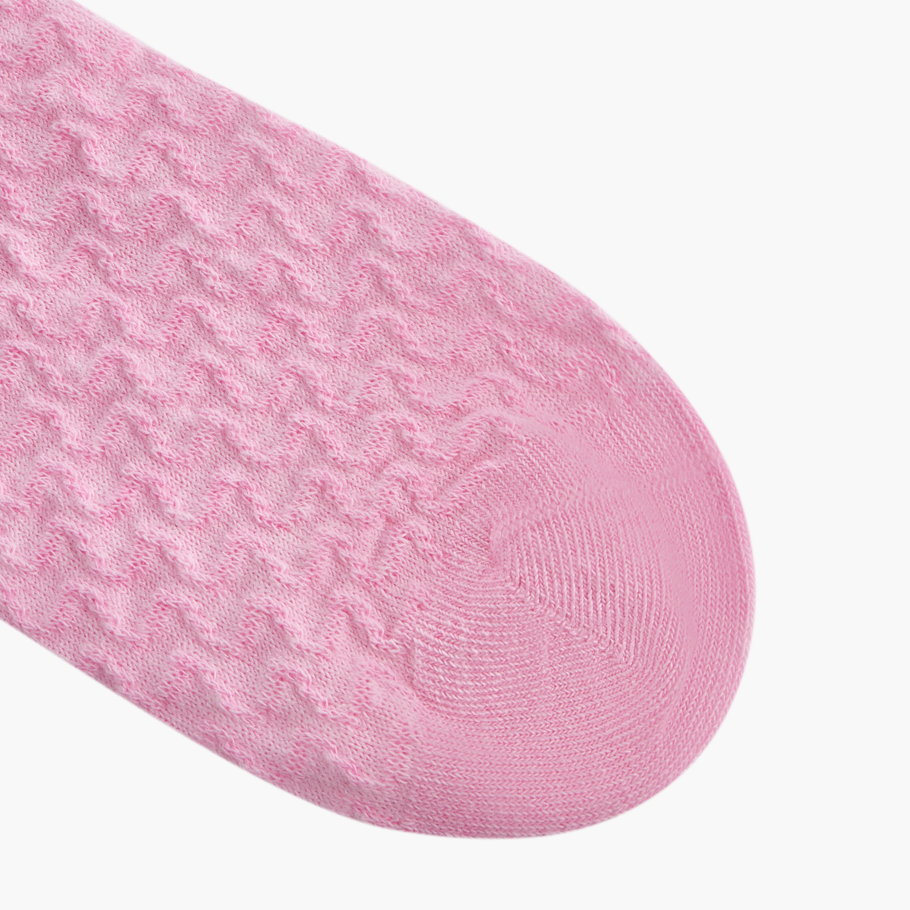 طقم جوارب 5 أزواج بارزة الملمس بطول الكاحل من فلورا بيلا-women-socksandstockings-image-3