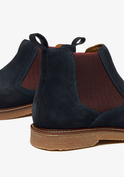 Lee Cooper Men's Slip-On Chelsea Boots with Pull Tab Detail-Men%27s Boots-image-3