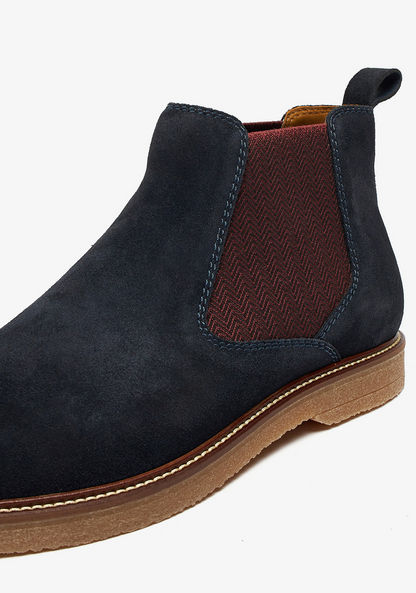 Lee Cooper Men's Slip-On Chelsea Boots with Pull Tab Detail-Men%27s Boots-image-5