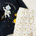 Juniors Printed Round Neck T-shirt and Pyjama Set-Pyjama Sets-thumbnail-1