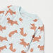 Juniors Fox Print Long Sleeves T-shirt and Pyjama Set-Pyjama Sets-thumbnail-3