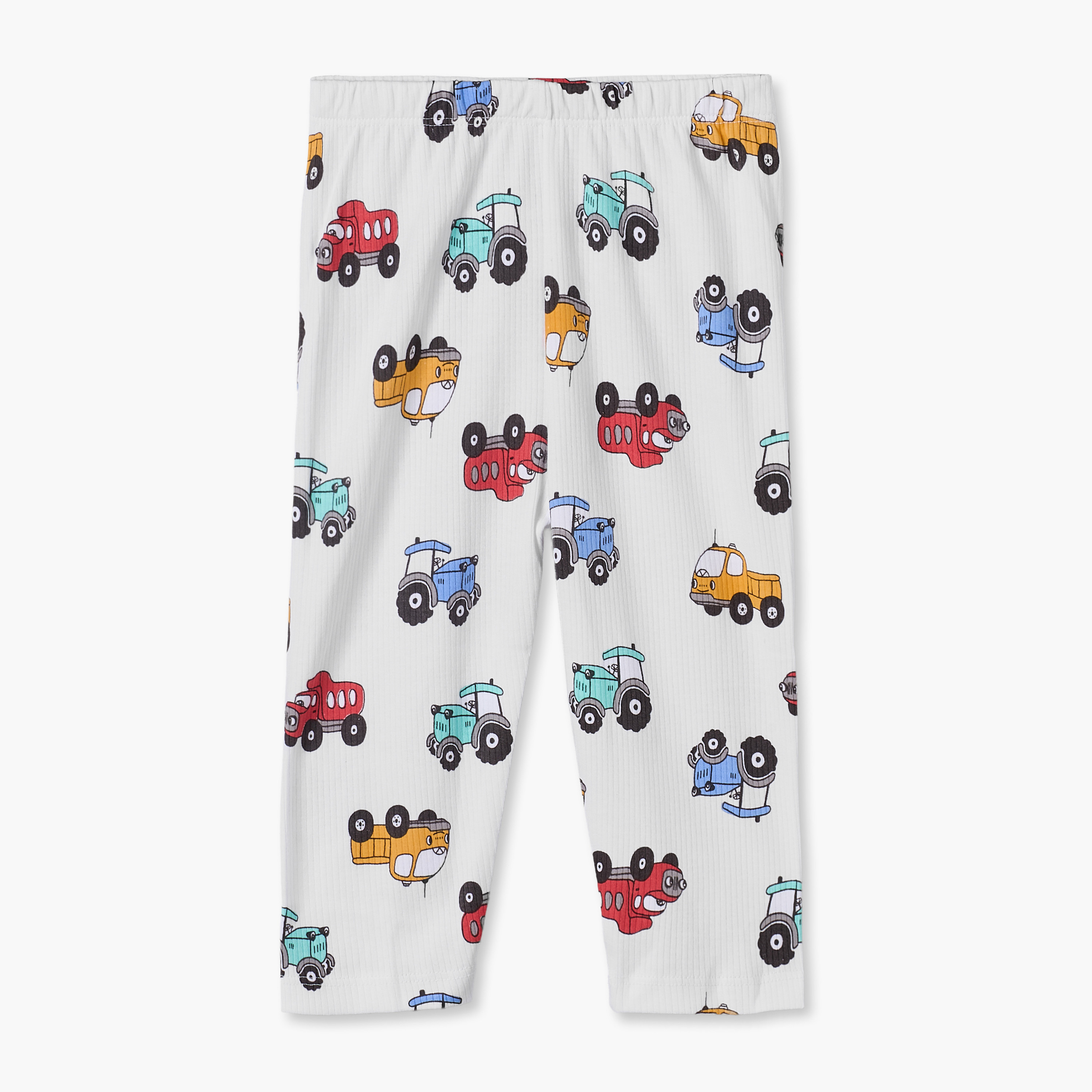 طقم بيجاما قطن بأكمام طويلة ورقبة ضيقة وطبعات من جونيورز-baby-boys-clothing-nightwear-pyjamasets-image-3