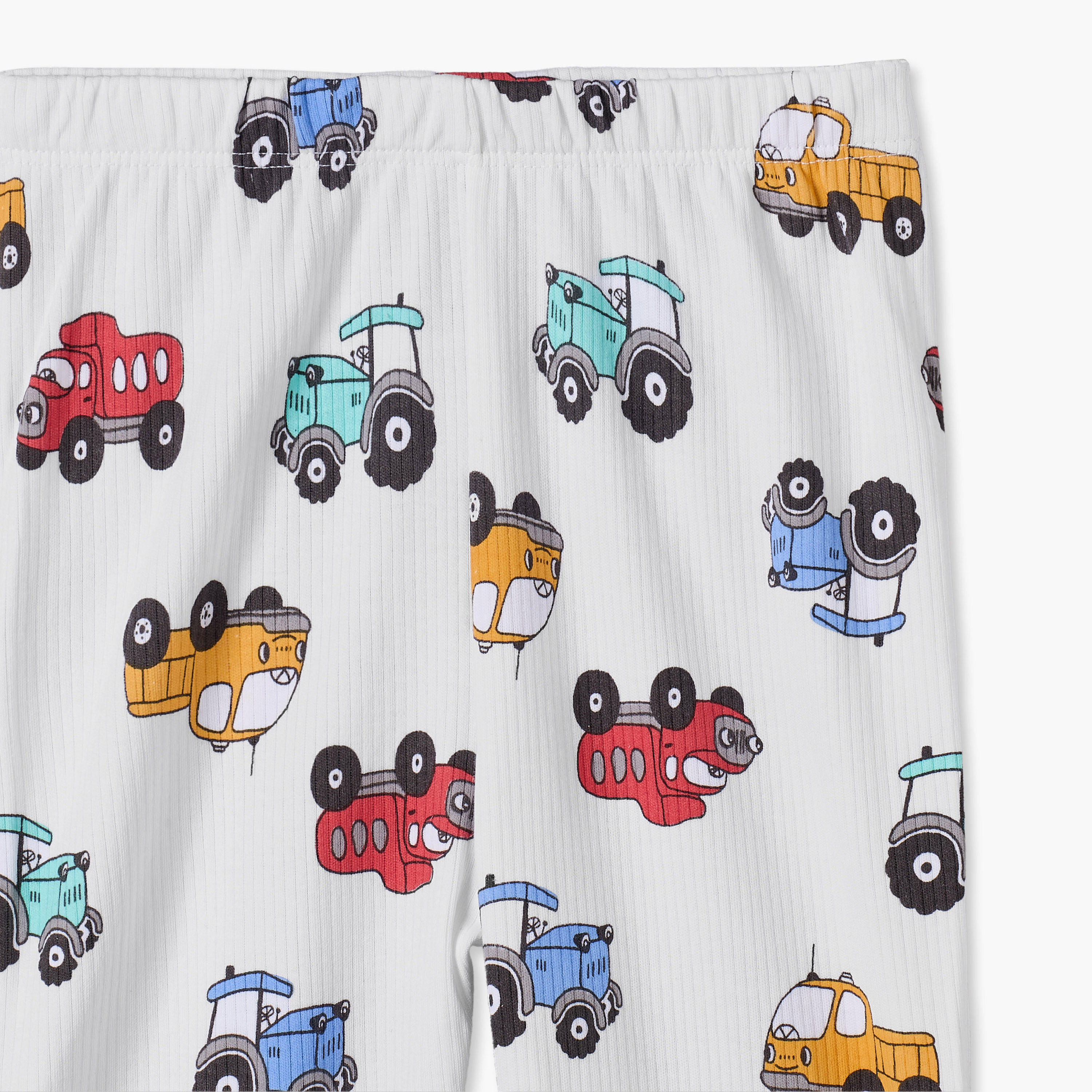 طقم بيجاما قطن بأكمام طويلة ورقبة ضيقة وطبعات من جونيورز-baby-boys-clothing-nightwear-pyjamasets-image-8