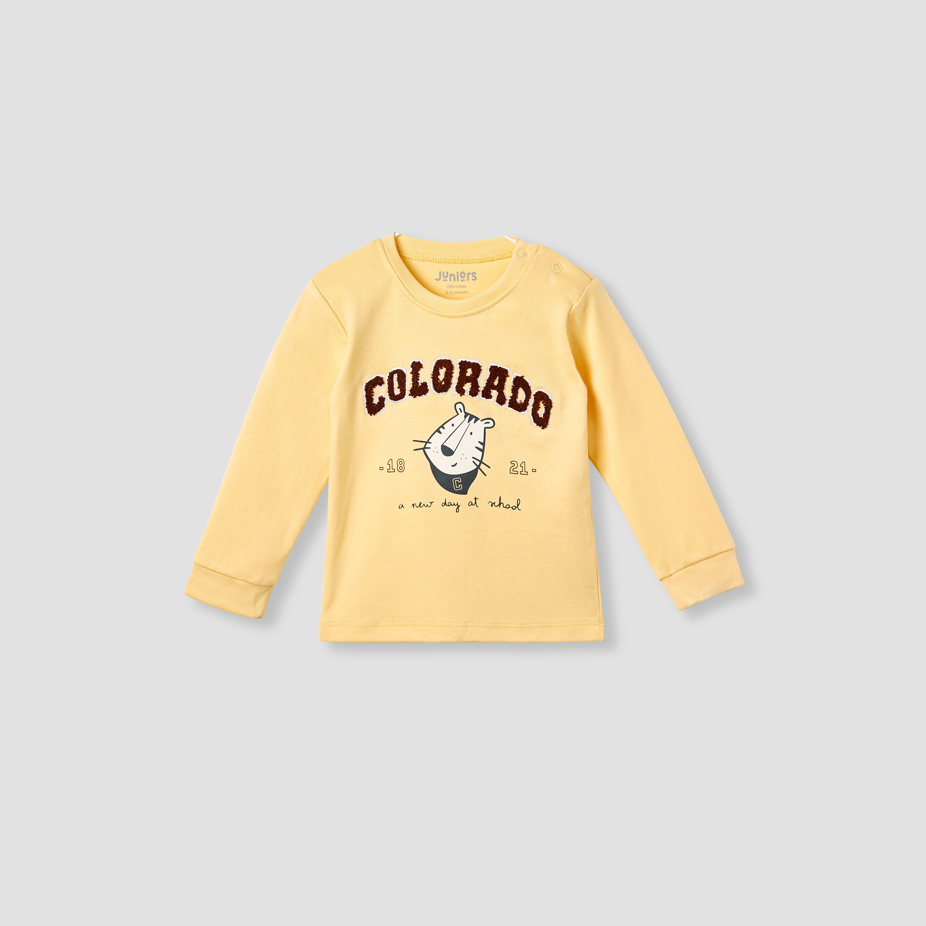 Juniors Colorado Applique T-shirt and Pyjama Set-baby-boys-clothing-nightwear-pyjamasets-image-2