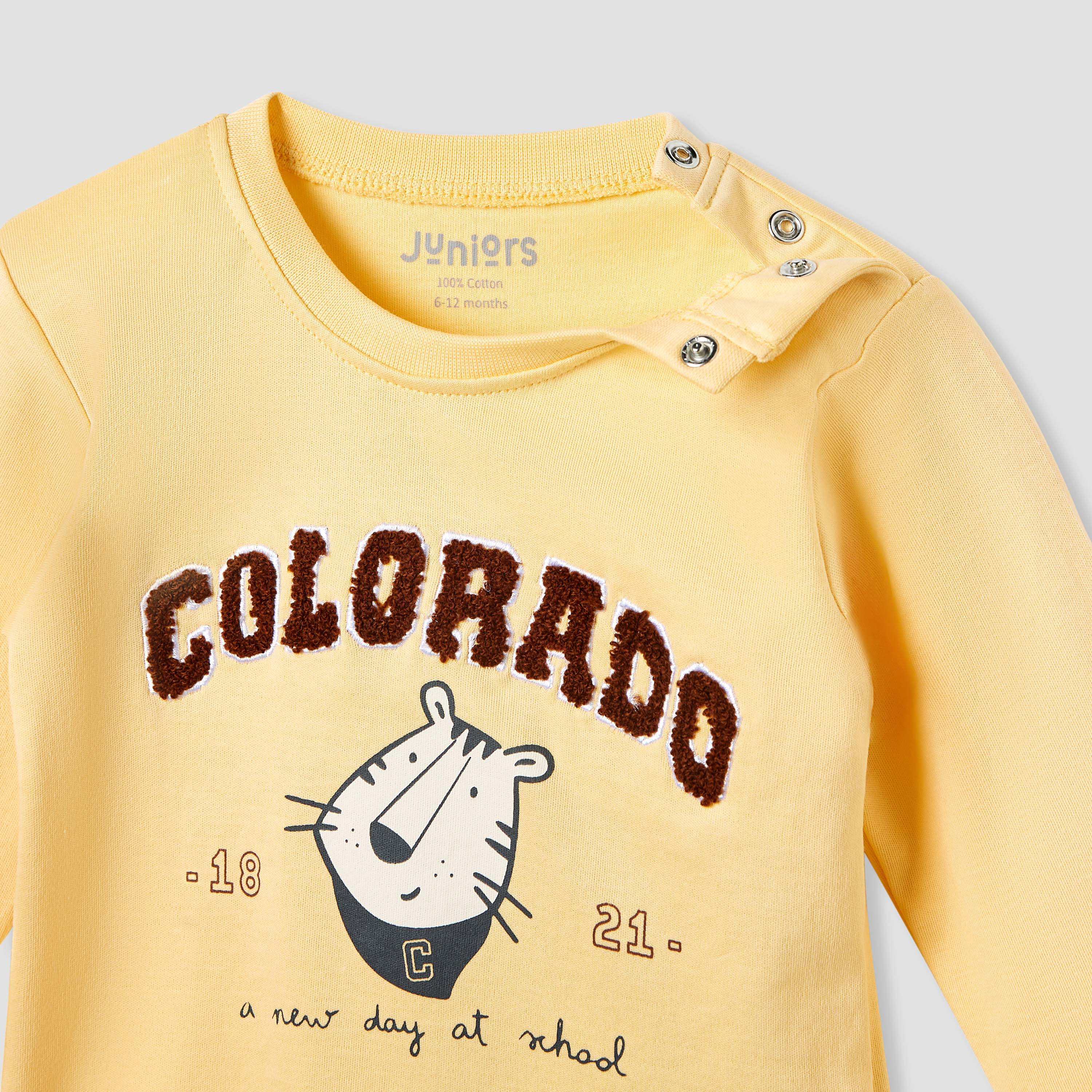 Juniors Colorado Applique T-shirt and Pyjama Set-baby-boys-clothing-nightwear-pyjamasets-image-4
