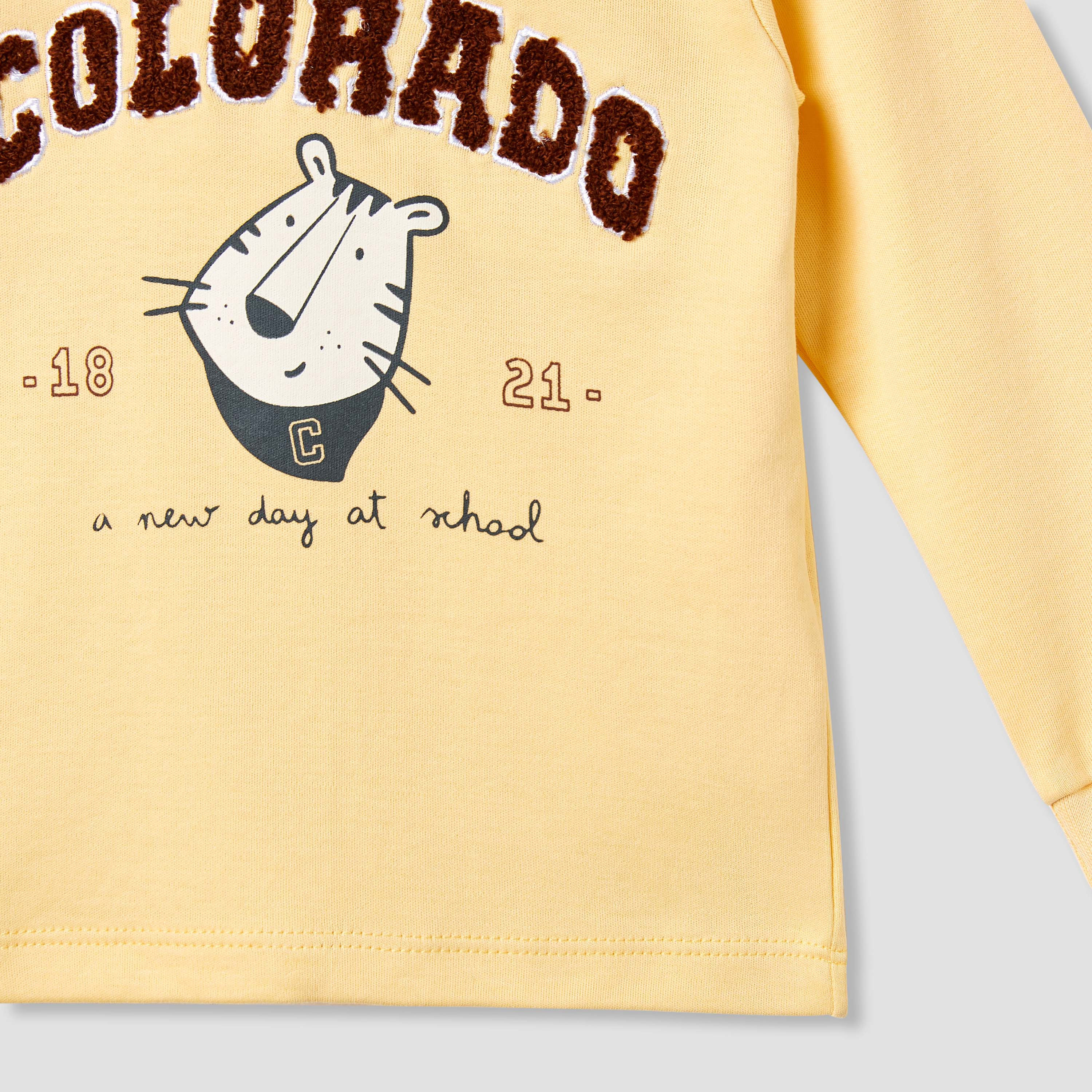 Juniors Colorado Applique T-shirt and Pyjama Set-baby-boys-clothing-nightwear-pyjamasets-image-5