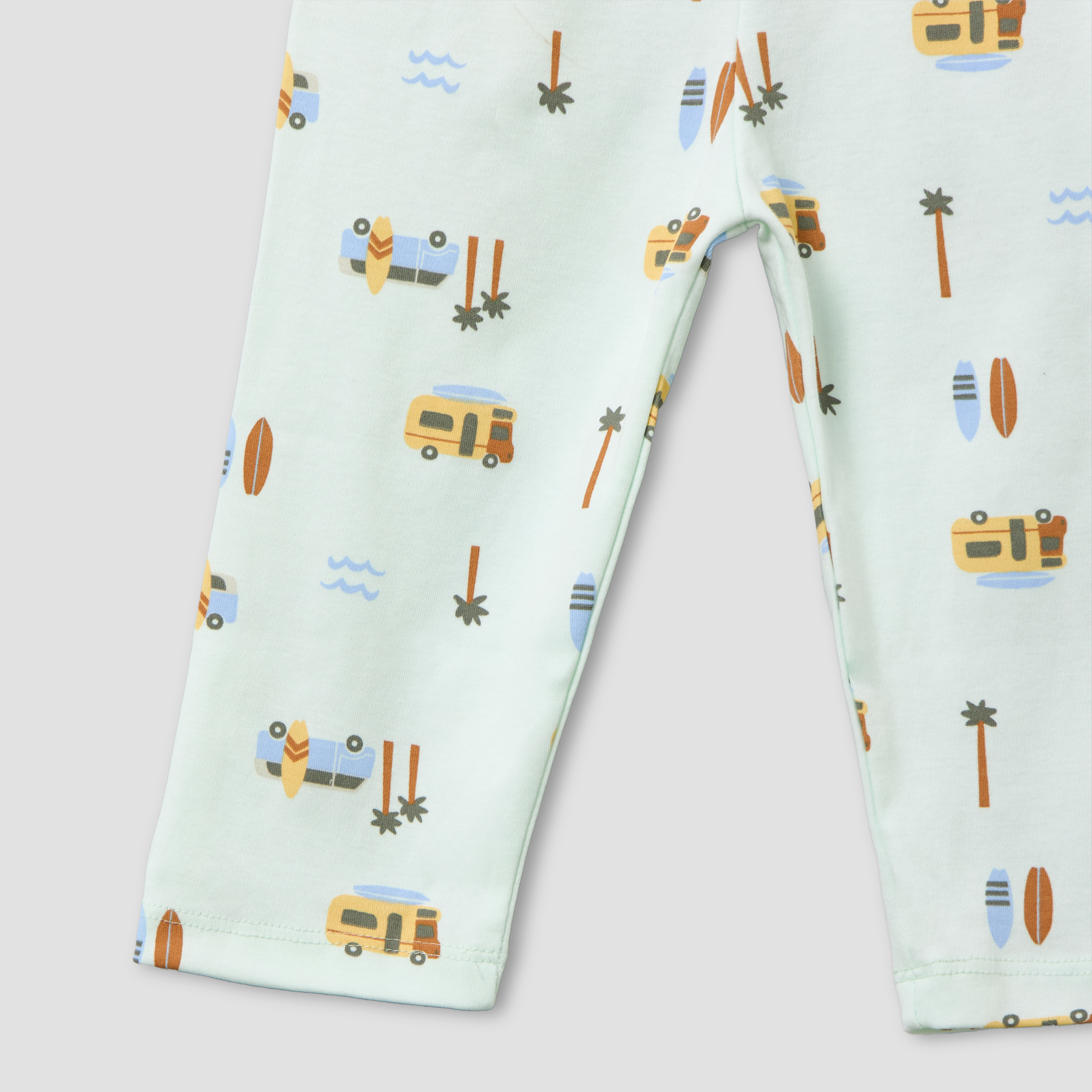 Juniors Cotton Round Neck Long Sleeves Pyjama Set with Surf Print-baby-boys-clothing-nightwear-pyjamasets-image-8