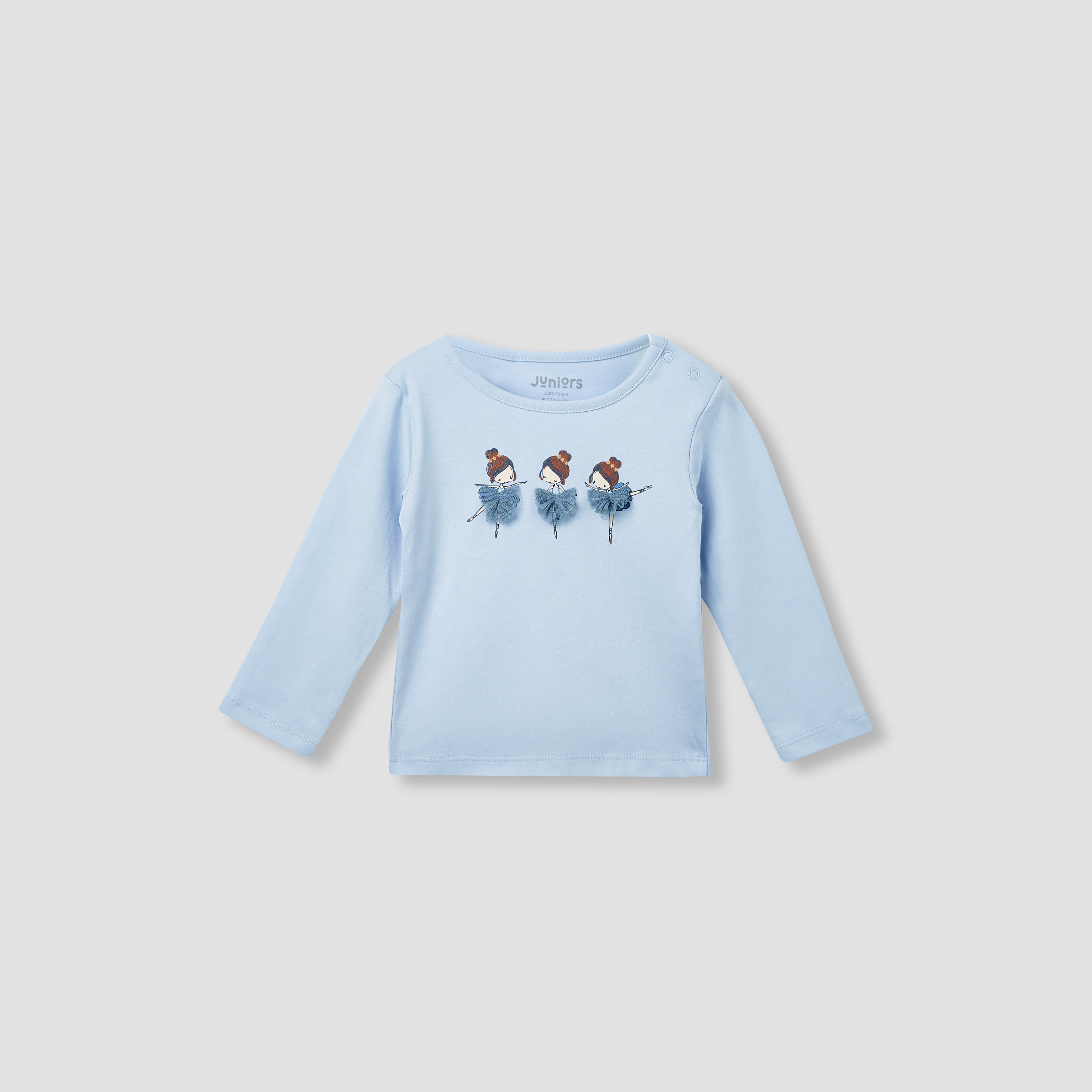 Juniors Printed T-shirt and Pyjama Set-baby-girls-clothing-nightwear-pyjamasets-image-2