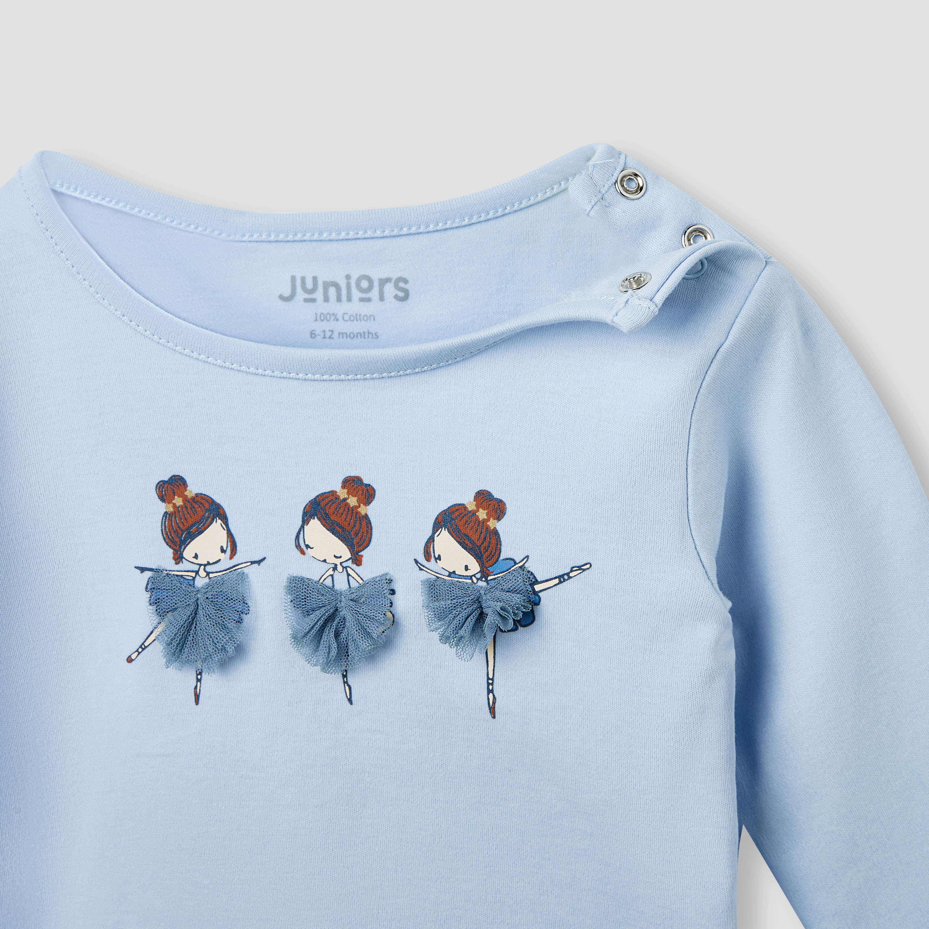 Juniors Printed T-shirt and Pyjama Set-baby-girls-clothing-nightwear-pyjamasets-image-4