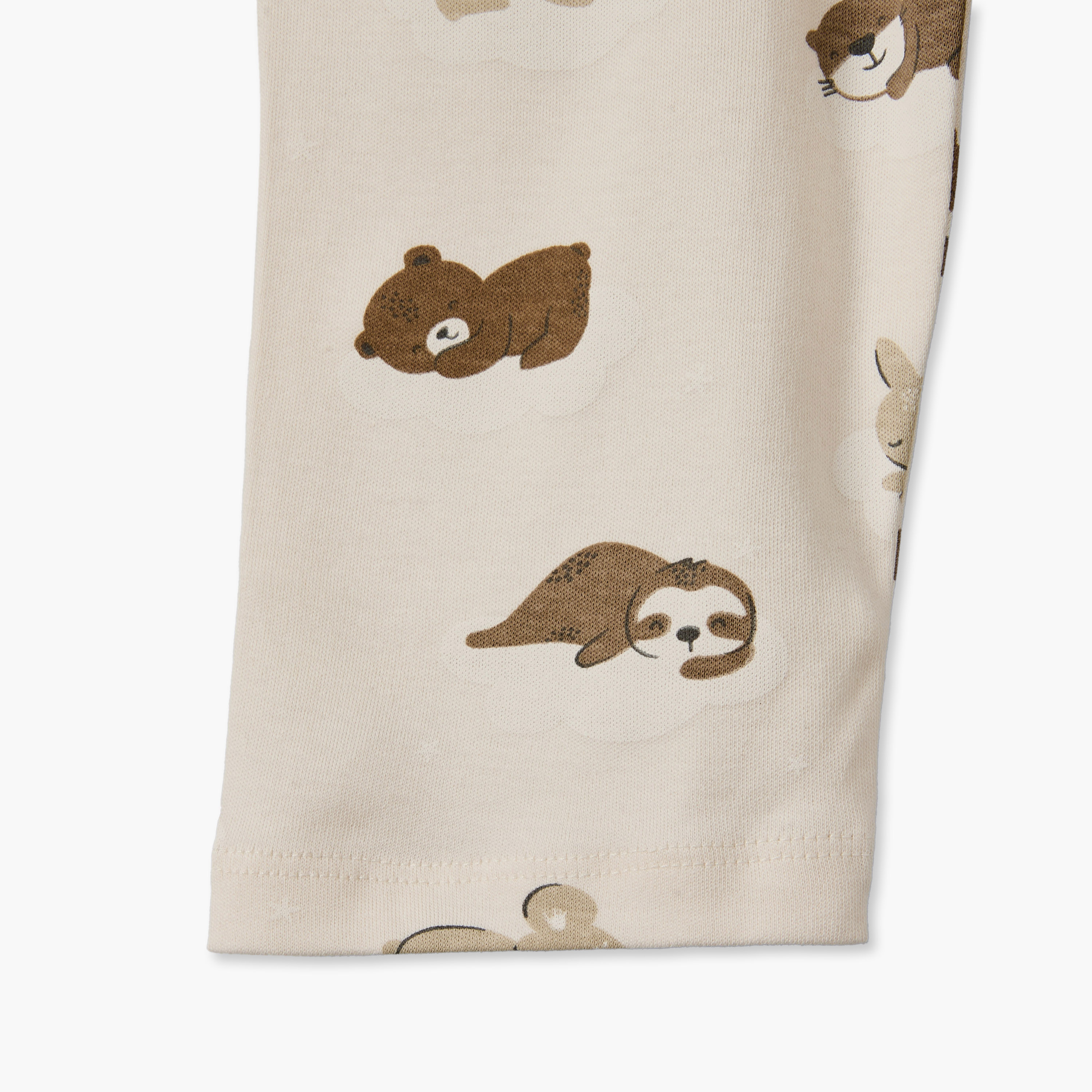 طقم بيجاما قطن بياقة ضيقة وأكمام طويلة بطبعات دببة من جونيورز-baby-boys-clothing-nightwear-pyjamasets-image-9