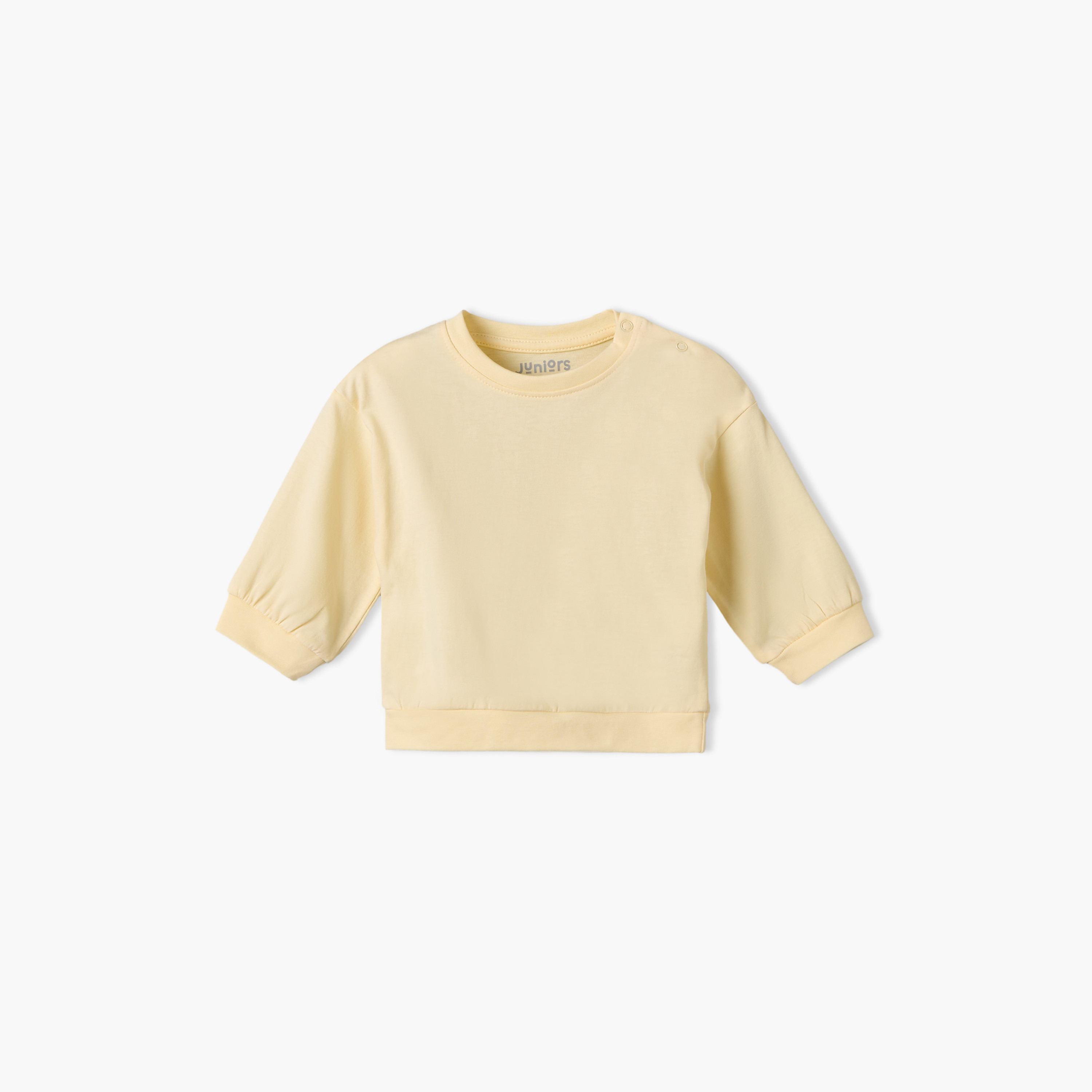 بيجاما قطن بأكمام طويلة ورقبة ضيقة وزر إغلاق كباس من جونيورز - عبوة من 3 أطقم-baby-girls-clothing-nightwear-pyjamasets-image-5