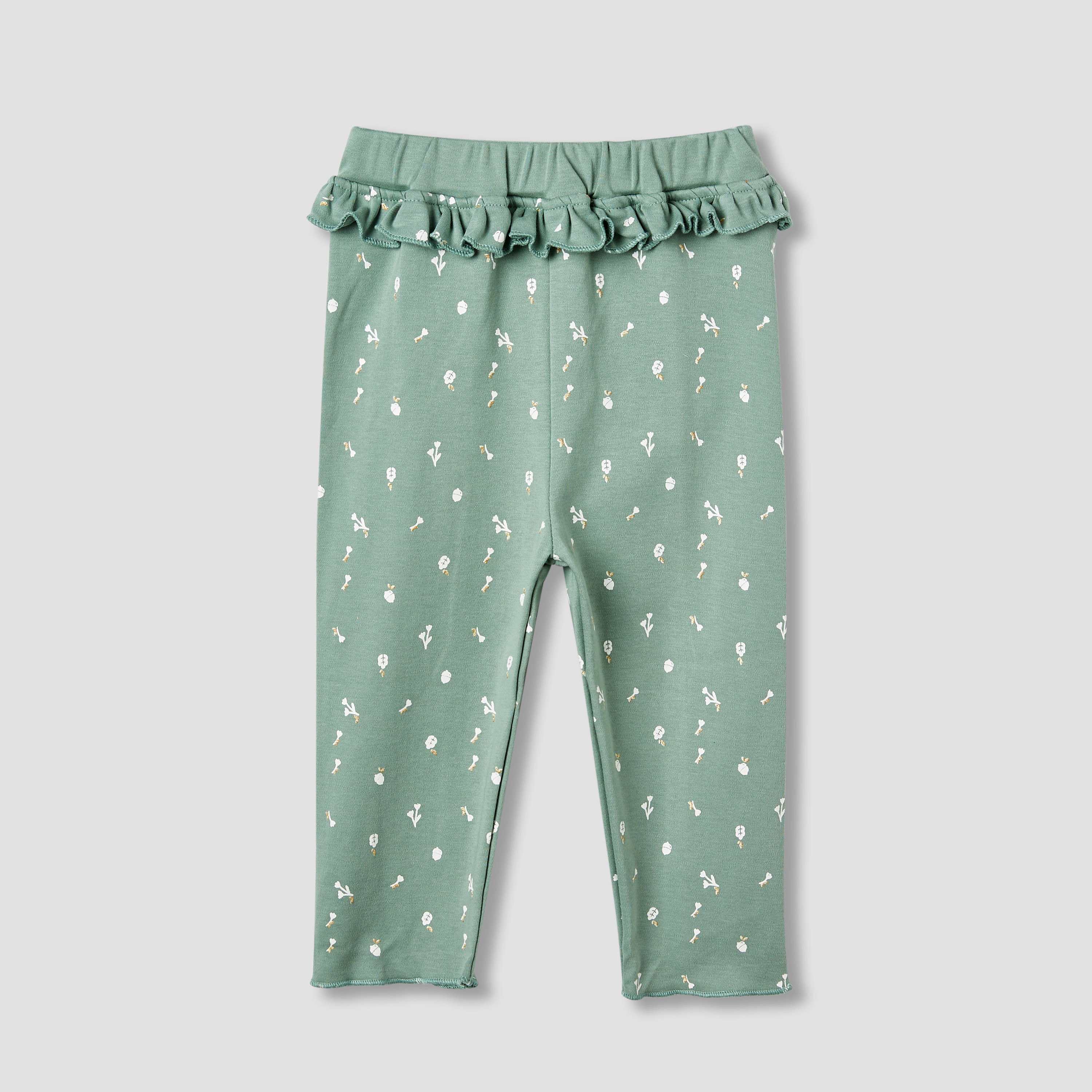 Juniors Cotton Round Neck Long Sleeves Pyjama Set with Graphic Print-baby-girls-clothing-nightwear-pyjamasets-image-3