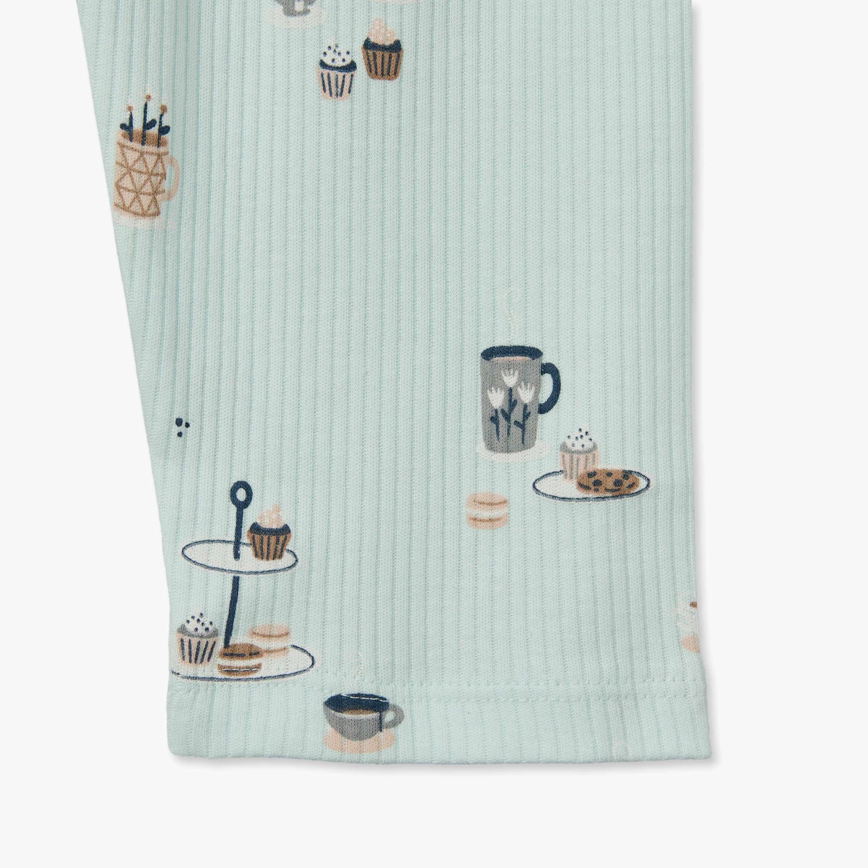 Juniors Cotton Crew Neck Long Sleeves Pyjama Set with Breakfast Print-baby-girls-clothing-nightwear-pyjamasets-image-9