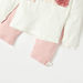 Juniors Hedgehog Applique Long Sleeves T-shirt and Pyjama Set-Pyjama Sets-thumbnail-4