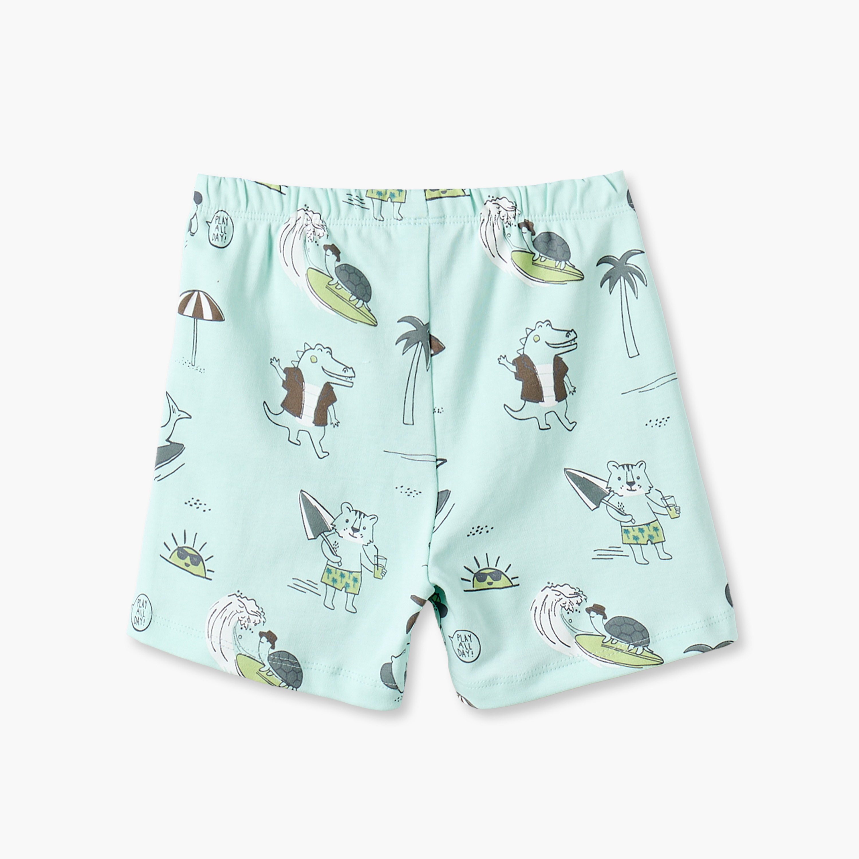 طقم شورت وتيشيرت بياقة ضيقة وأكمام قصيرة وطبعات من جونيورز - عبوة من طقمين-baby-boys-clothing-setsandcoords-image-6