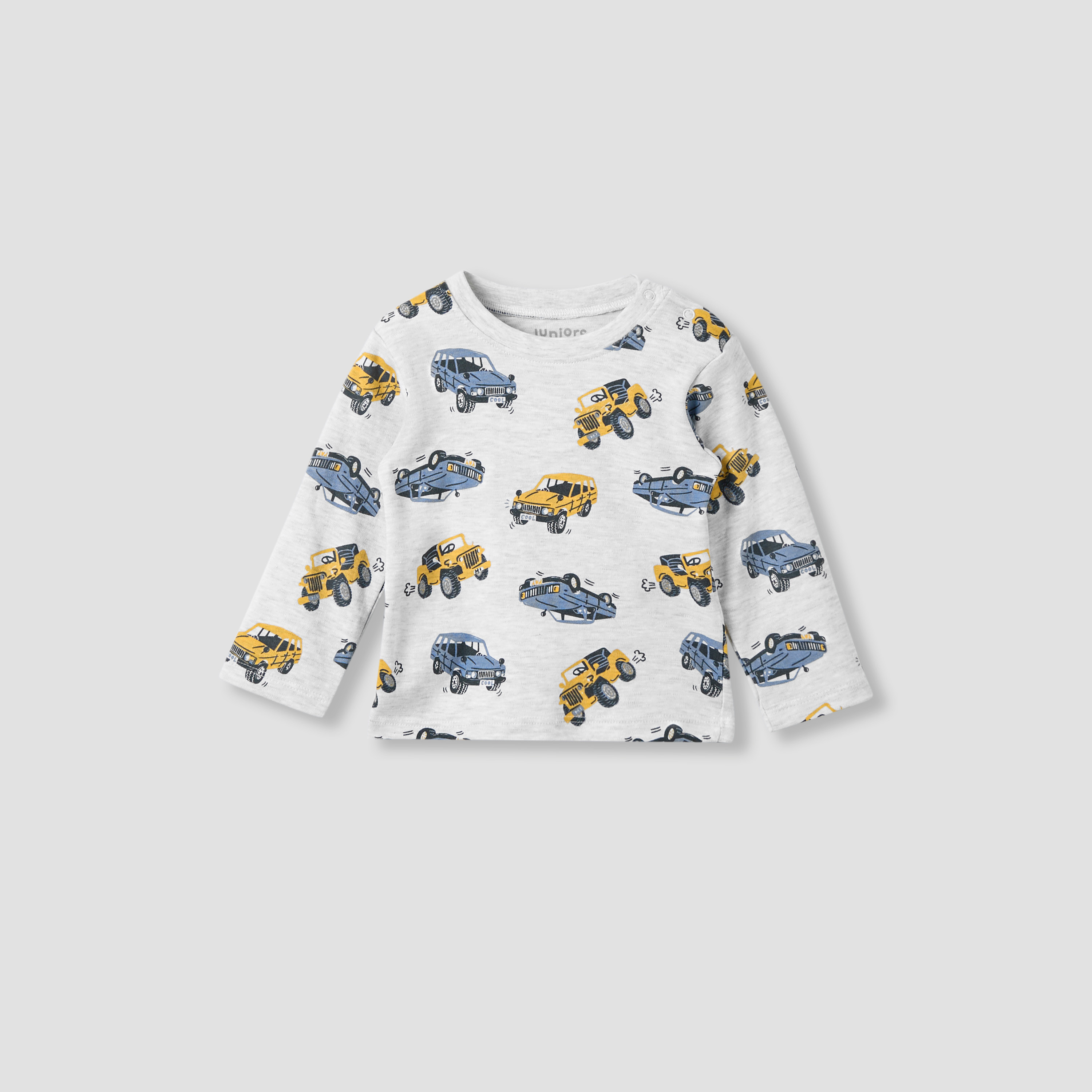 Juniors Pyjama Set with Truck Print - Cotton - Long Sleeves-promo_babyshop_Buy3for79_KSA130126-image-2