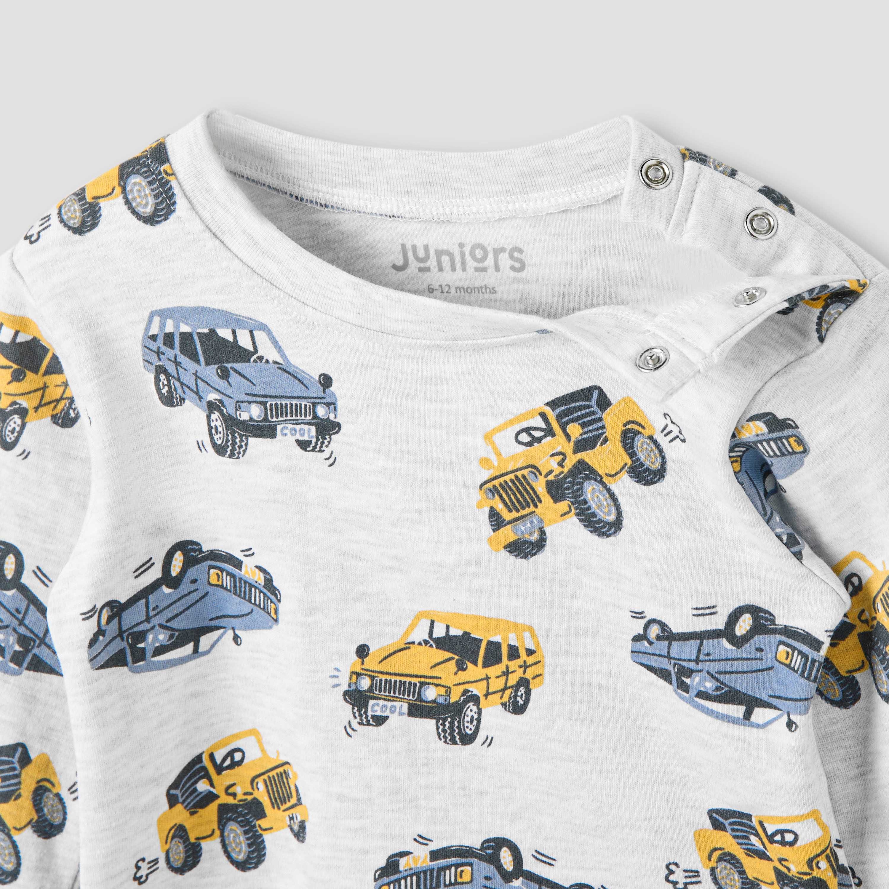 Juniors Pyjama Set with Truck Print - Cotton - Long Sleeves-promo_babyshop_Buy3for79_KSA130126-image-4