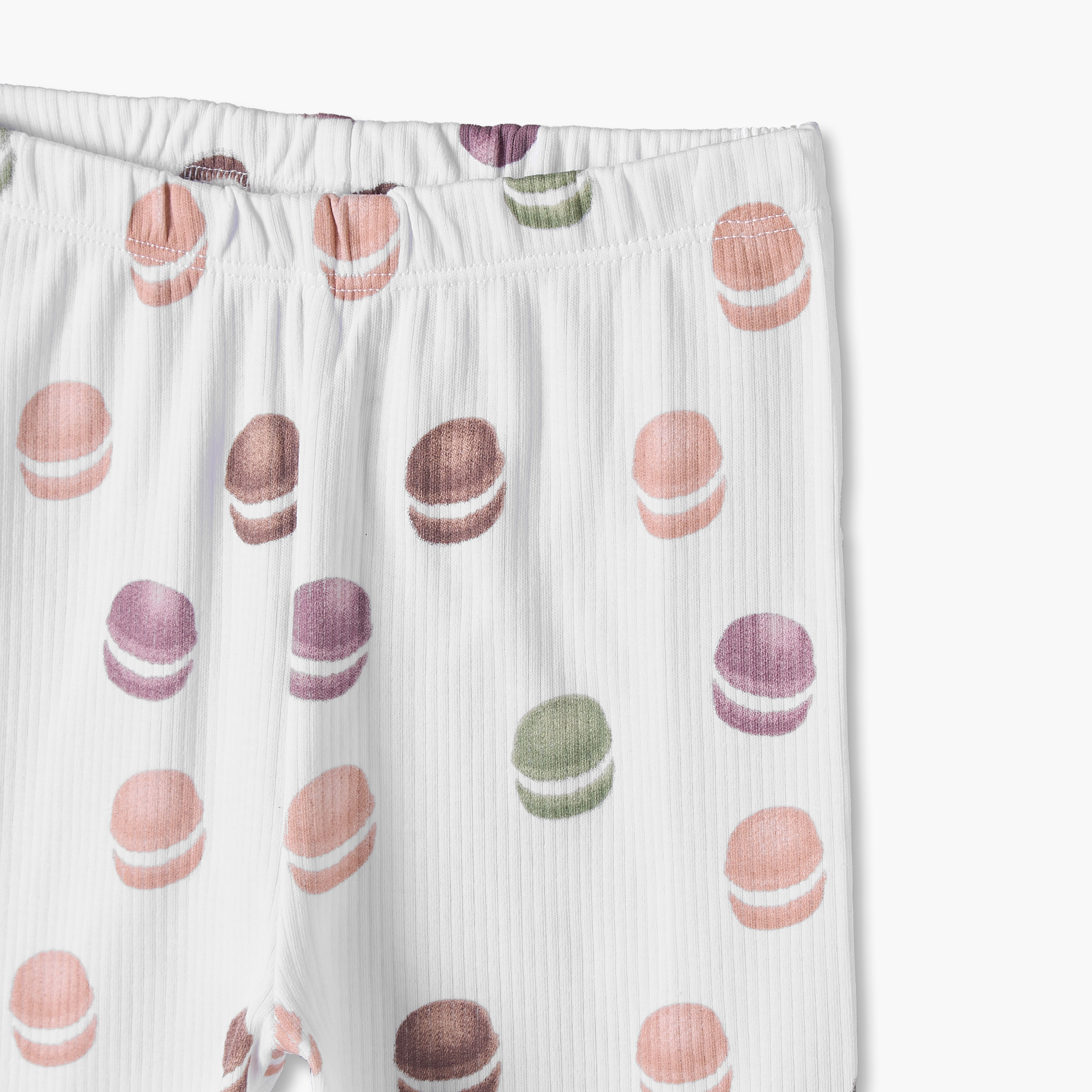 Juniors Cotton Crew Neck Long Sleeves Pyjama Set with Macaron Print-promo_babyshop_Buy3for7.9_KWT030926-image-9