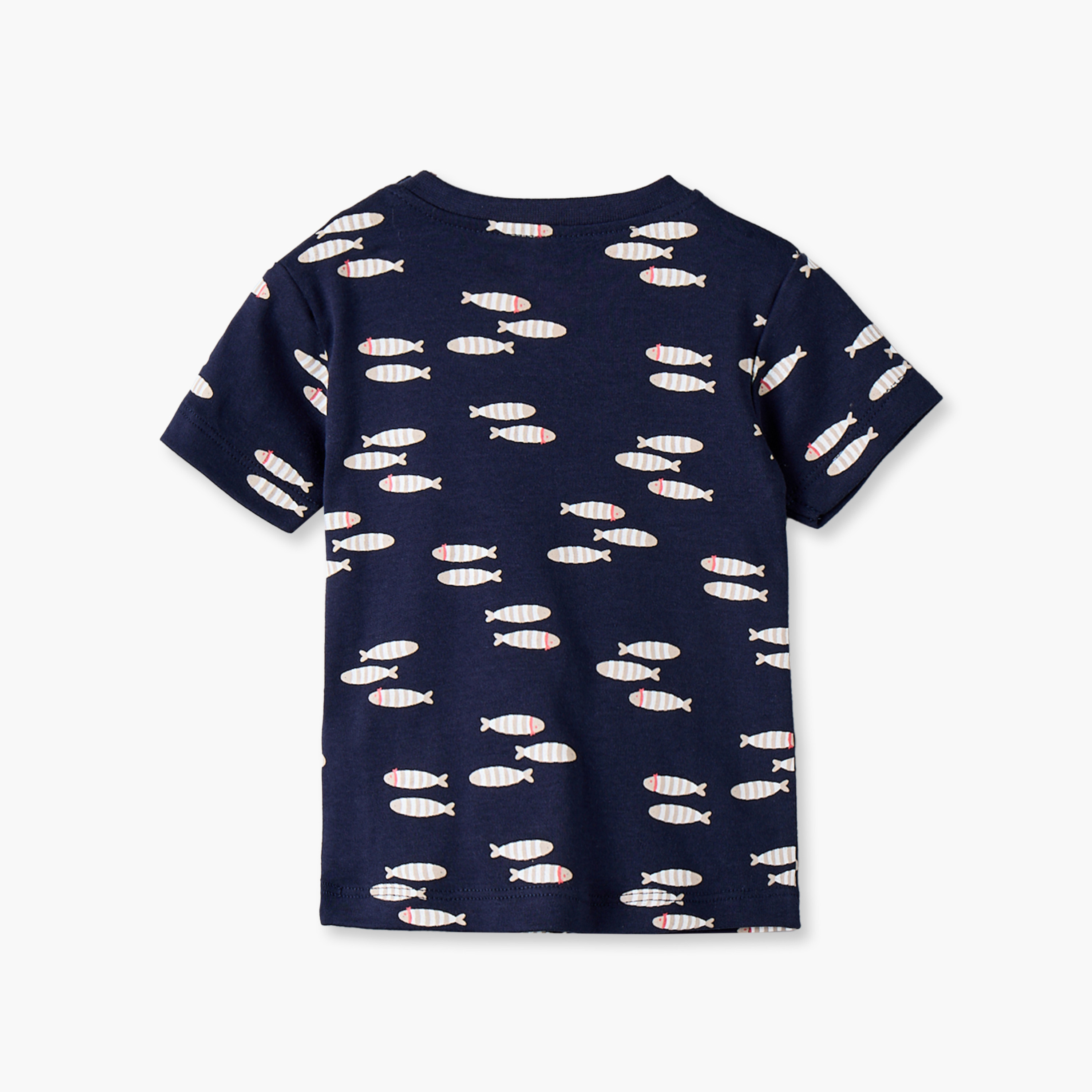 طقم شورت وتيشيرت بياقة ضيقة وأكمام قصيرة وطبعات متنوعة من جونيورز - عبوة من طقمين-baby-boys-clothing-setsandcoords-image-5