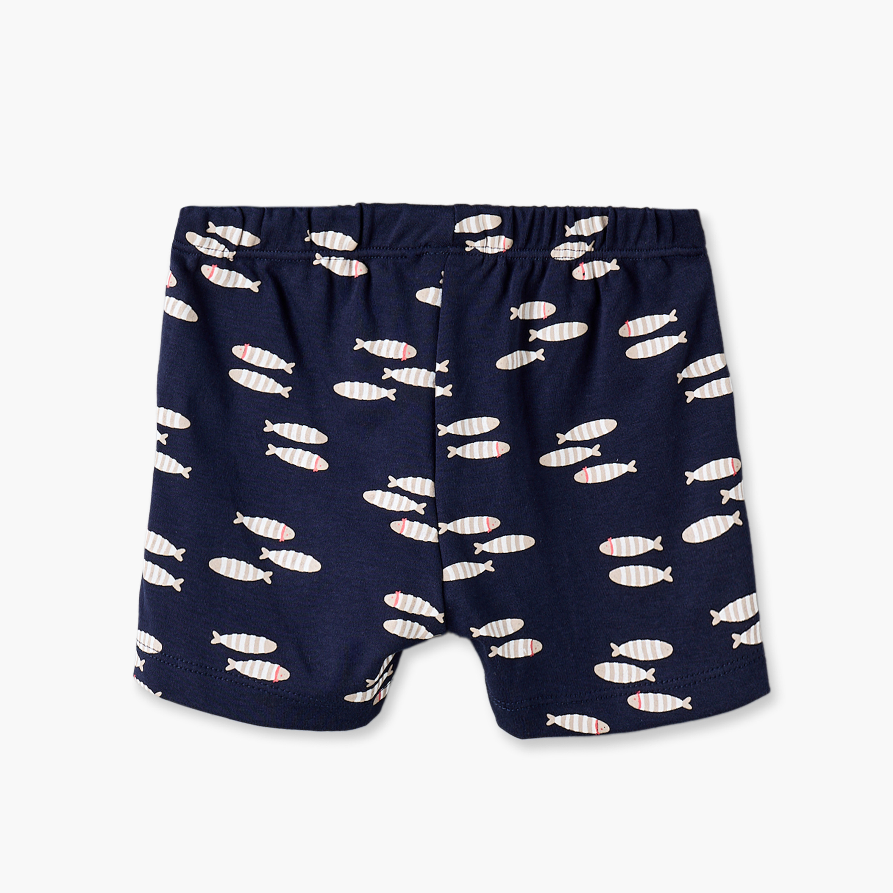 طقم شورت وتيشيرت بياقة ضيقة وأكمام قصيرة وطبعات متنوعة من جونيورز - عبوة من طقمين-baby-boys-clothing-setsandcoords-image-6
