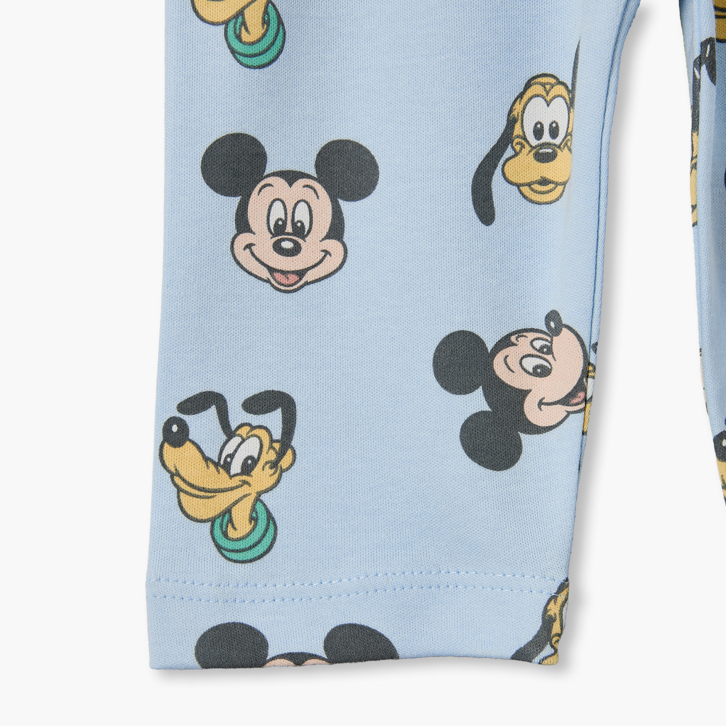 طقم بيجاما قطن بطبعات ميكي ماوس وياقة ضيقة وأكمام طويلة من ديزني-baby-boys-clothing-nightwear-pyjamasets-image-10
