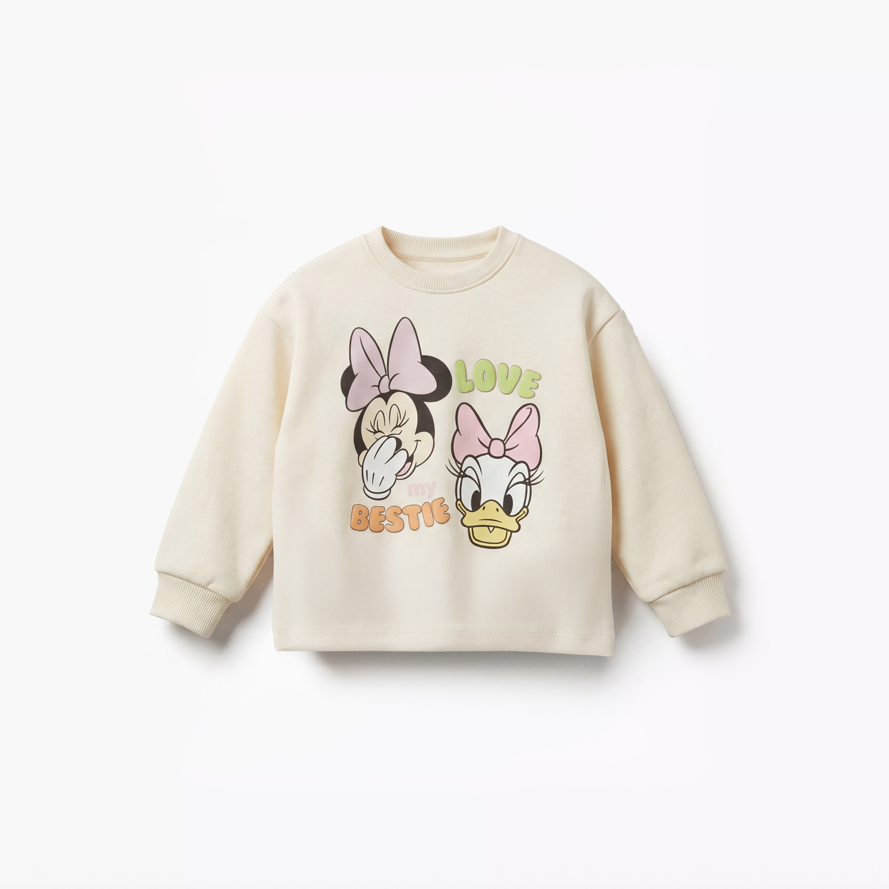 Disney Minnie Mouse and Daisy Duck Print T-shirt and Pyjama Set-baby-girls-clothing-nightwear-pyjamasets-image-3