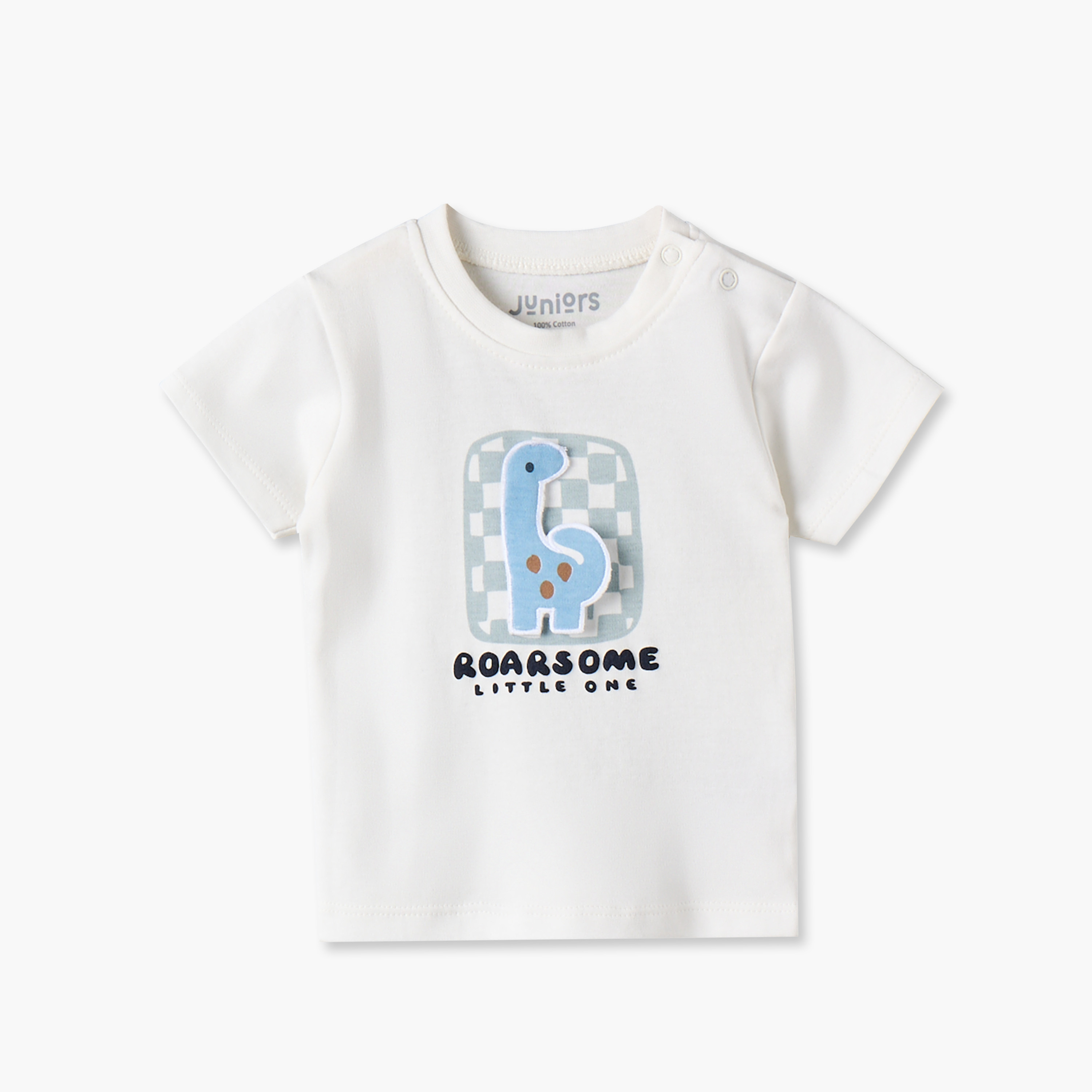طقم شورت وتيشيرت بياقة ضيقة وأكمام قصيرة وطبعات من جونيورز - عبوة من طقمين-baby-boys-clothing-setsandcoords-image-3