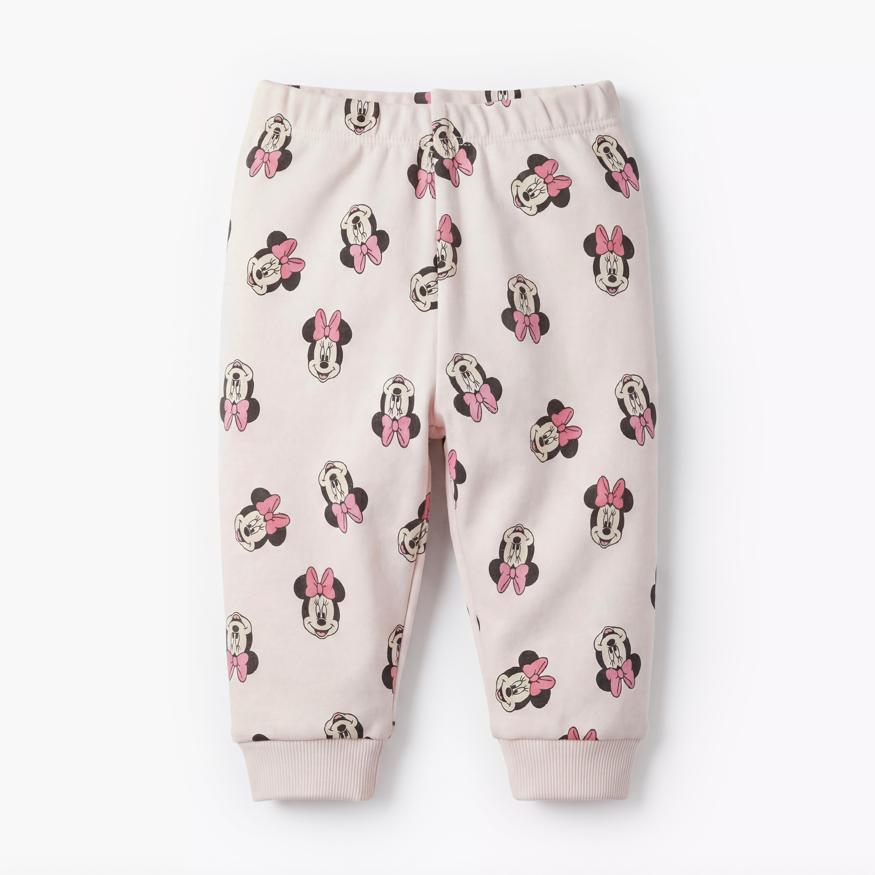 Disney Minnie Mouse Print T-shirt and Pyjama Set-baby-girls-clothing-nightwear-pyjamasets-image-3