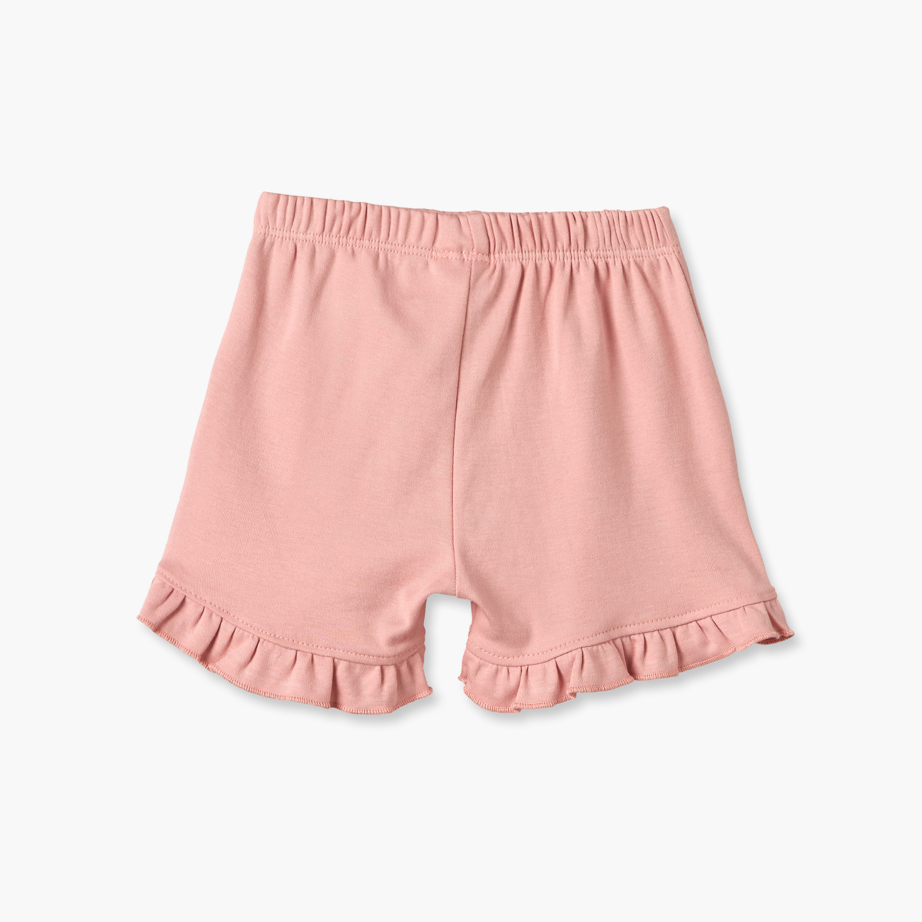 Pack of 2 Juniors Crew Neck Short Sleeves T-shirt with Shorts Set with Bunny Print-baby-girls-clothing-setsandcoords-image-6