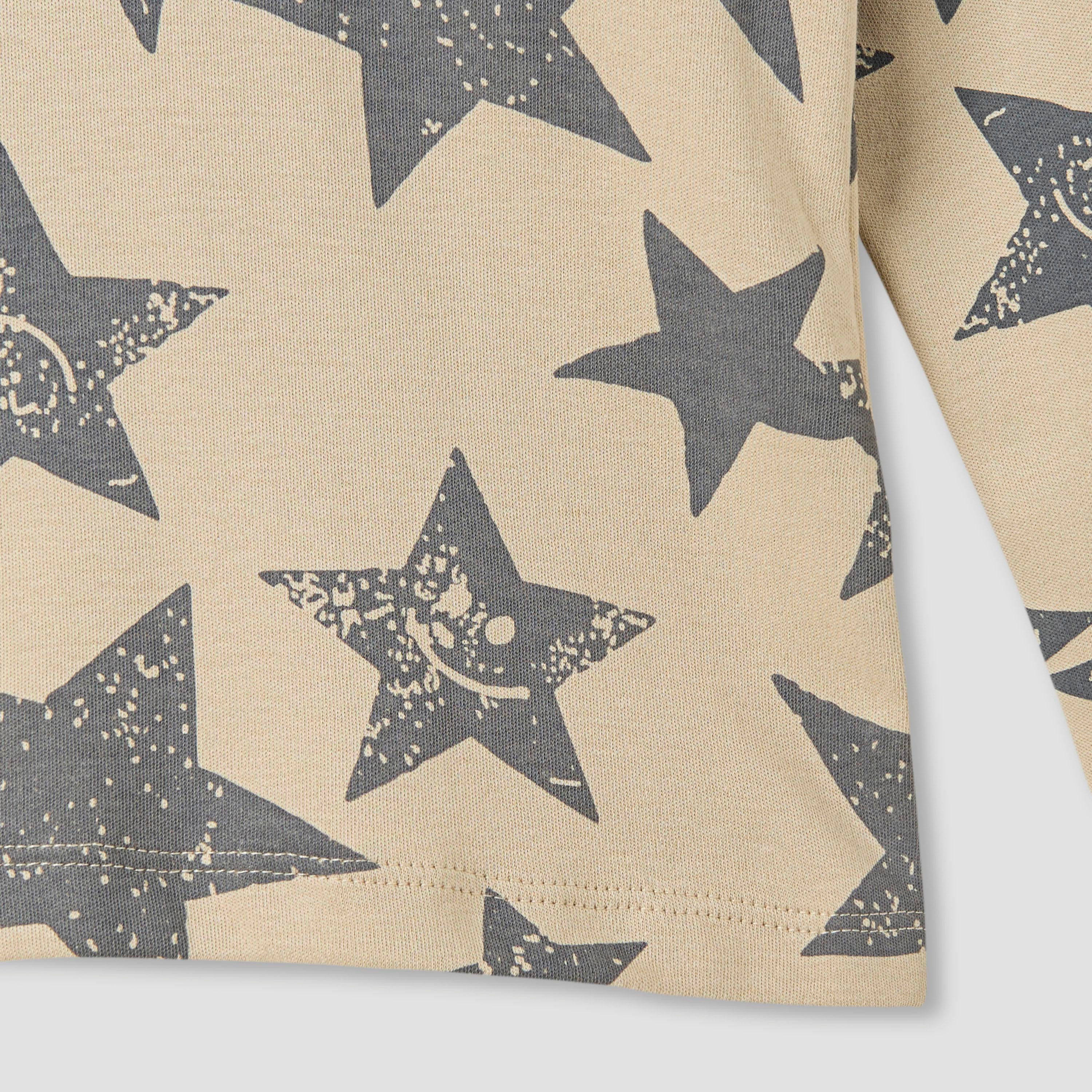 Juniors Star Print T-shirt and Pyjama Set-baby-boys-clothing-nightwear-pyjamasets-image-5