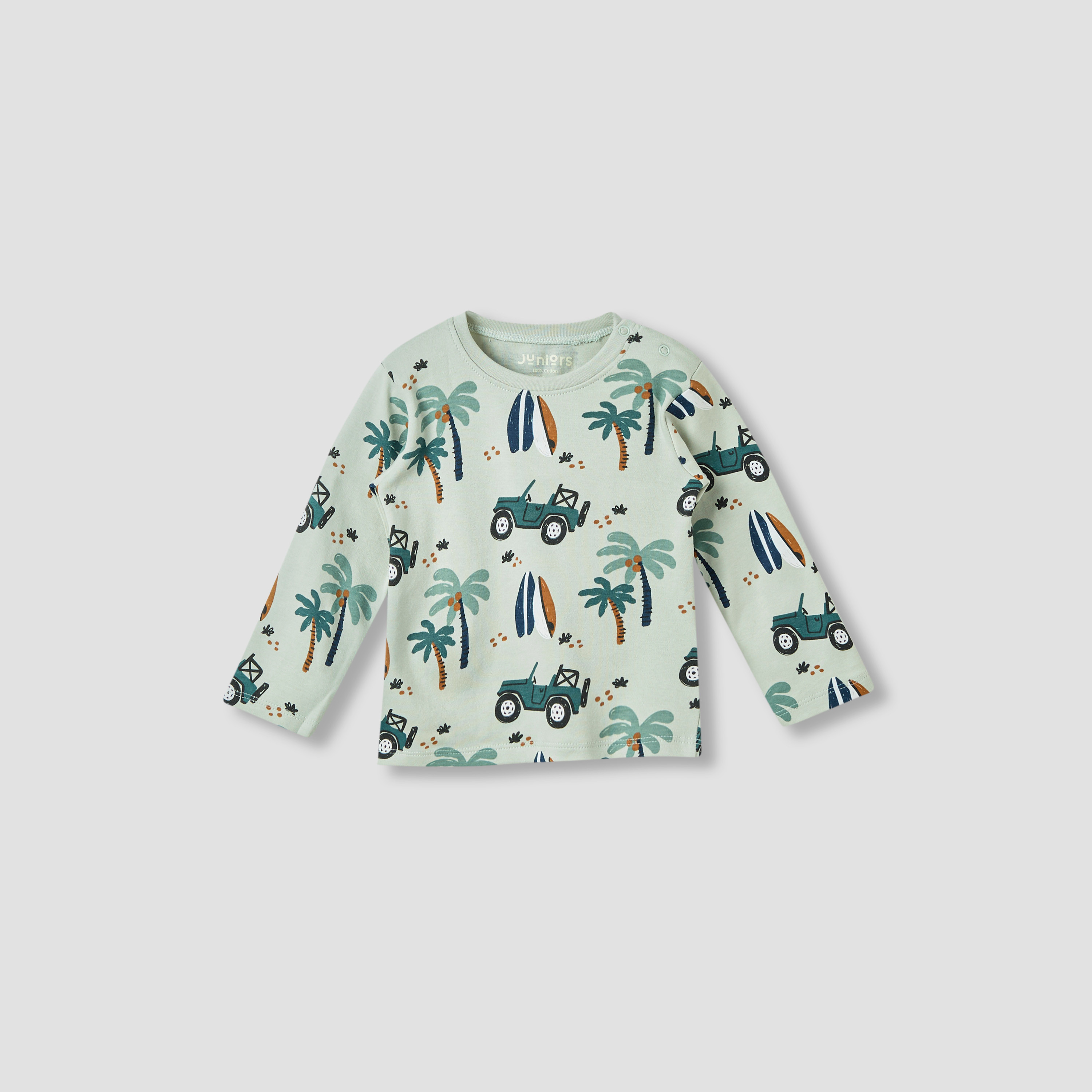 Juniors Printed T-shirt and Pyjama Set-baby-boys-clothing-nightwear-pyjamasets-image-2