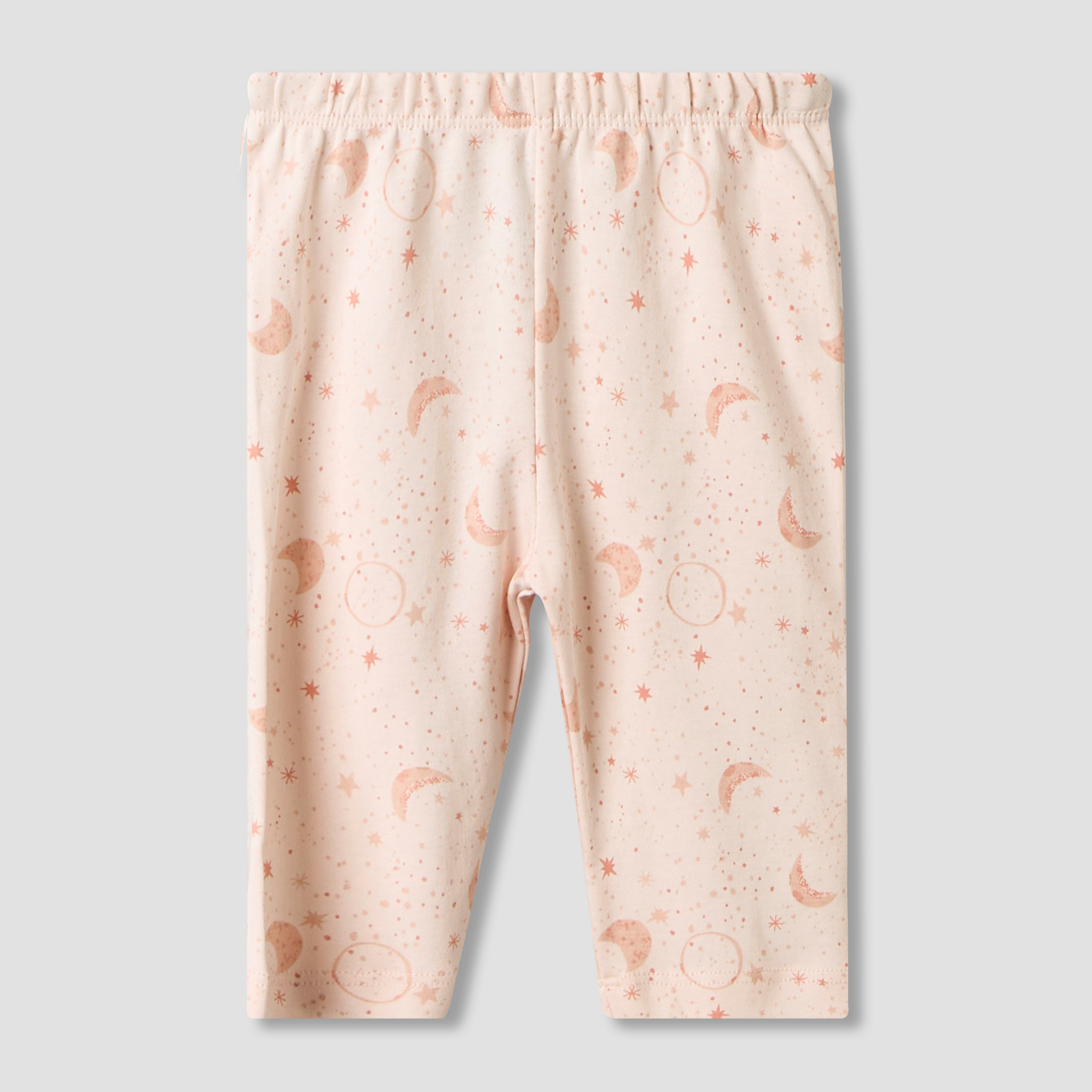 Juniors Cotton Round Neck Long Sleeves Pyjama Set with Star and Moon Print-baby-boys-clothing-nightwear-pyjamasets-image-4