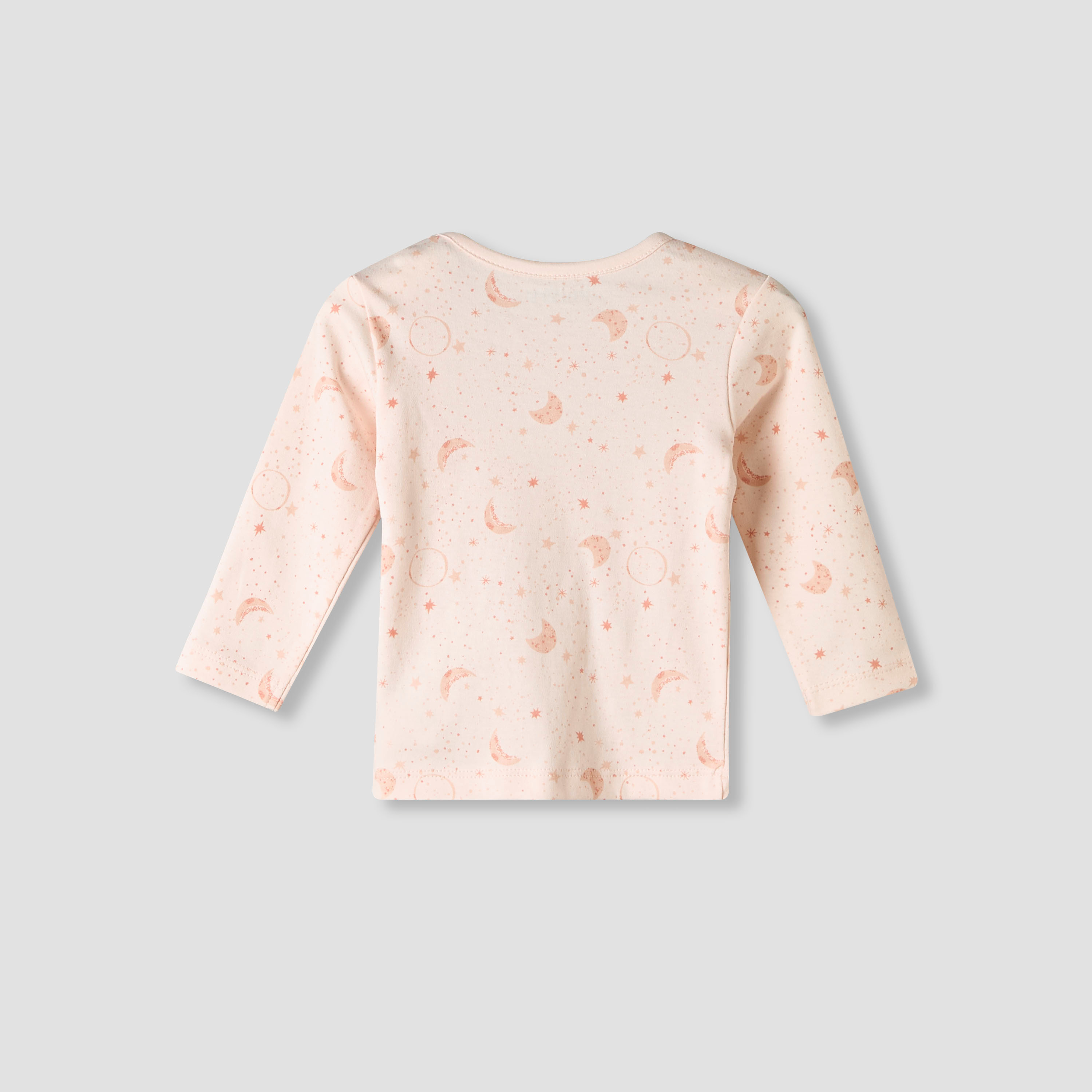 Juniors Cotton Round Neck Long Sleeves Pyjama Set with Star and Moon Print-baby-boys-clothing-nightwear-pyjamasets-image-5