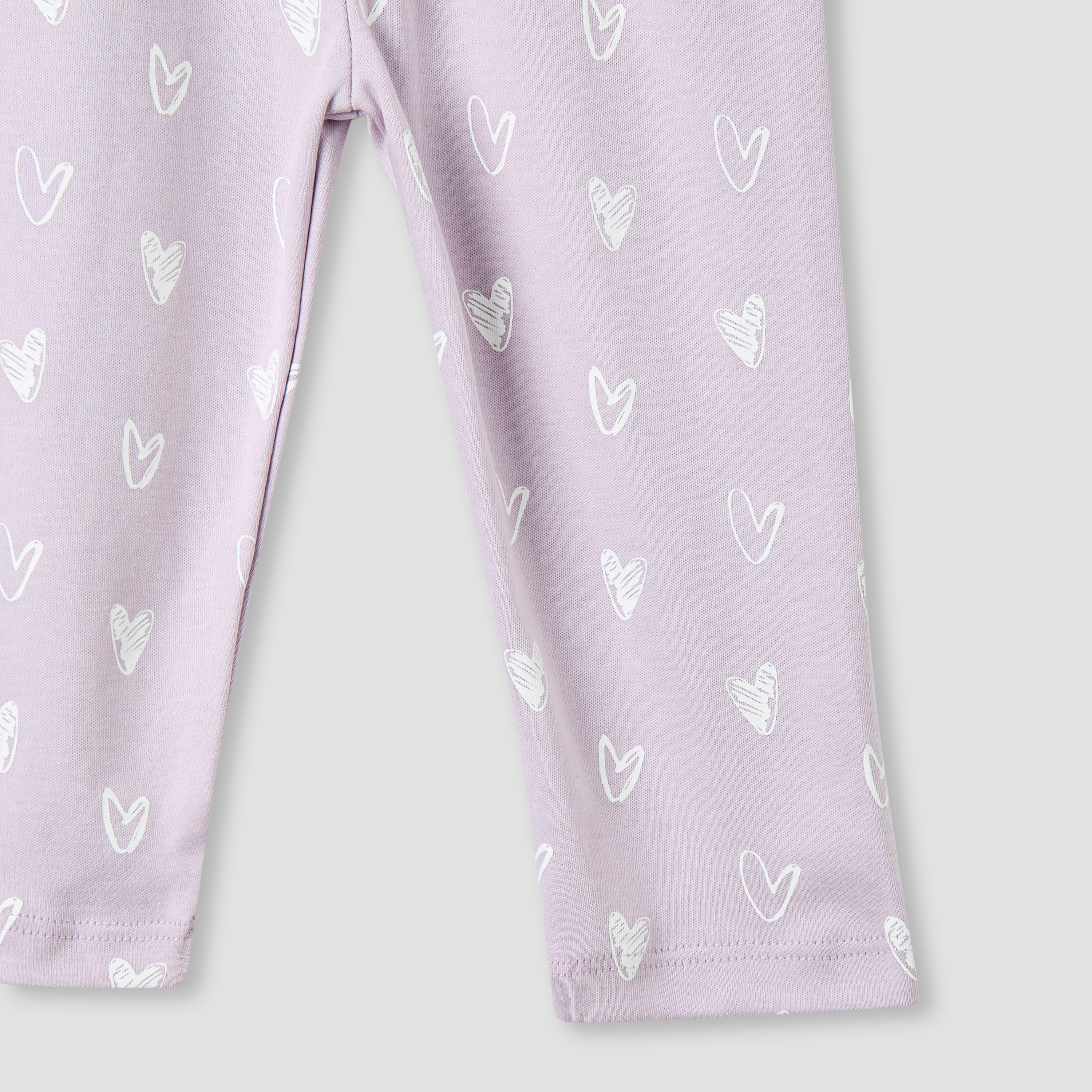 Juniors Pyjama Set with Heart Print - Cotton - Long Sleeves-promo_babyshop_Buy3for79_UAE130126-image-7