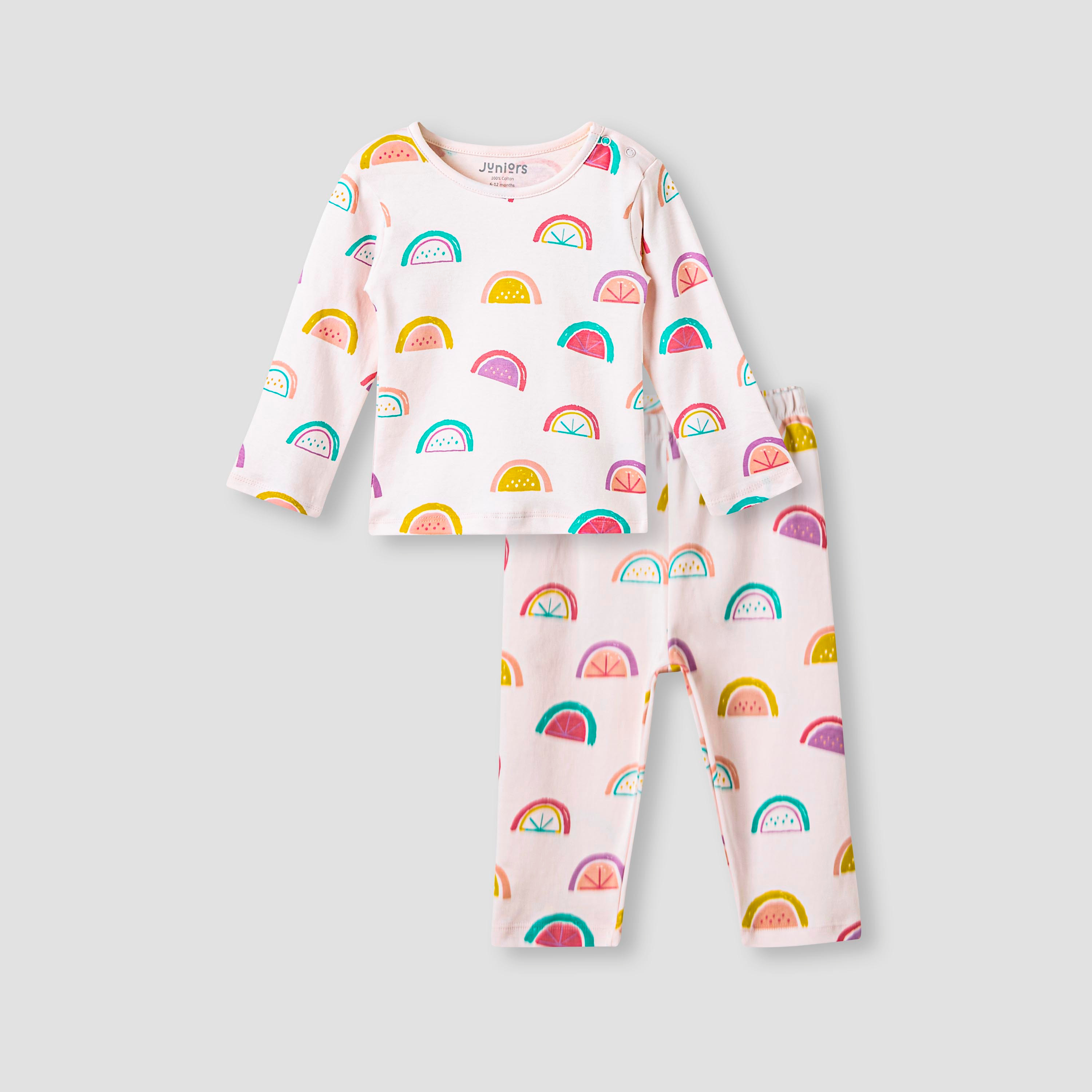 طقم بنطلون بيجاما وتيشيرت بطبعات أناناس من جونيورز-baby-boys-clothing-nightwear-pyjamasets-image-1