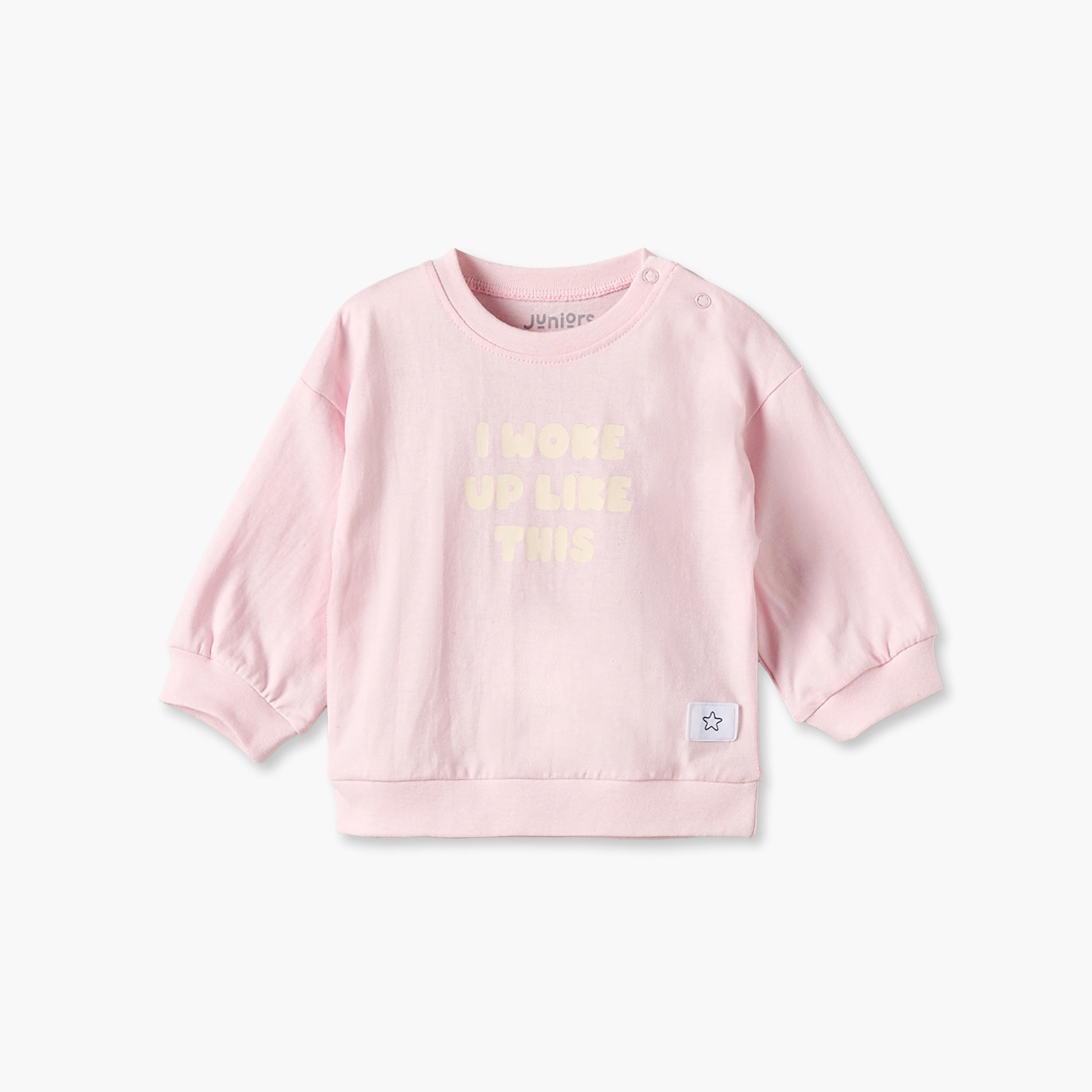 Pack of 3 Juniors Cotton Crew Neck Long Sleeves Pyjama Set with Snap Button Closure-baby-girls-clothing-nightwear-pyjamasets-image-7